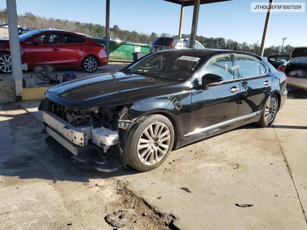 2015 Lexus Ls 460L VIN: JTHDL5EF5F5007359 Lot: 45135565