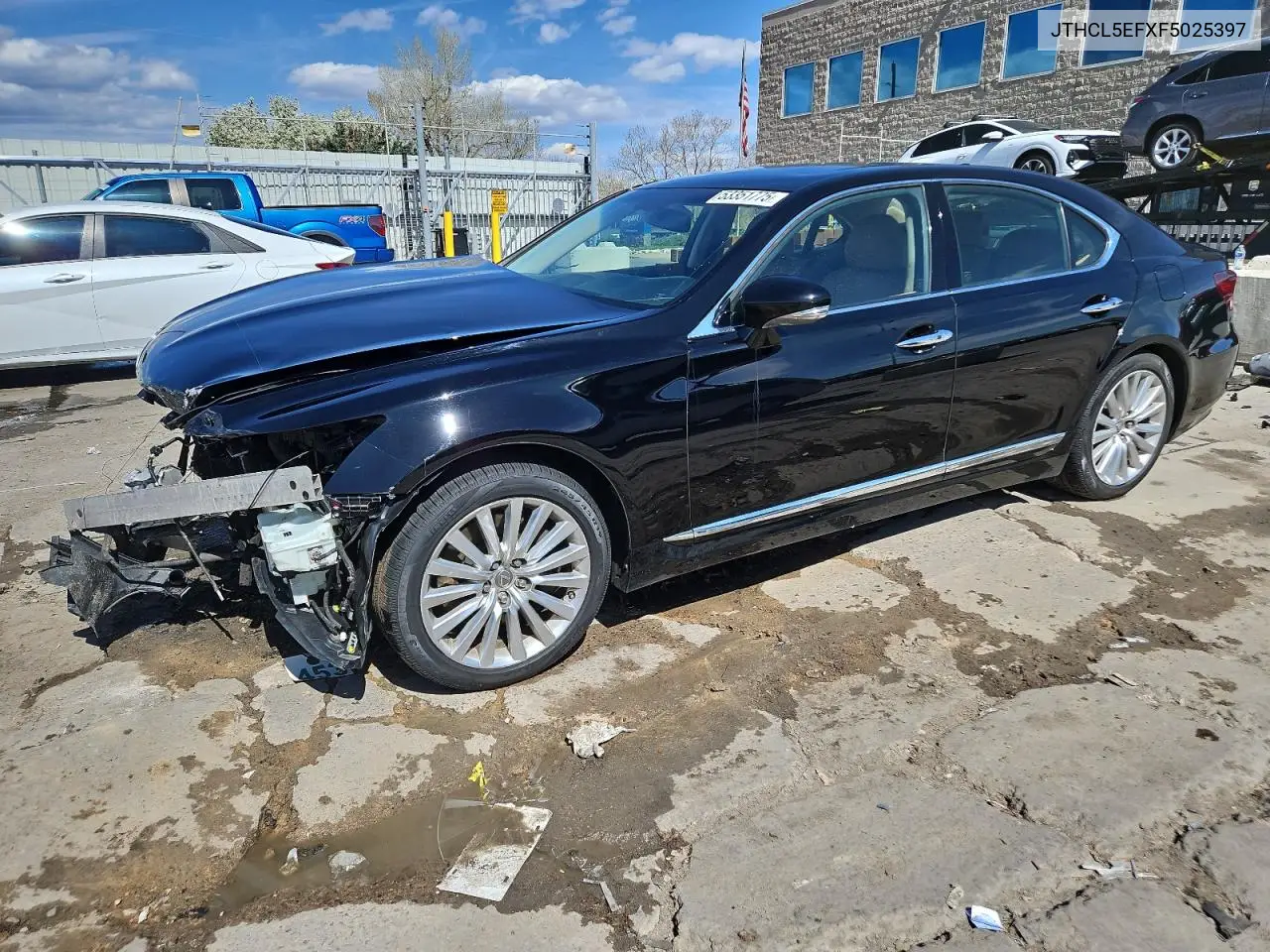 2015 Lexus Ls 460 VIN: JTHCL5EFXF5025397 Lot: 53351775
