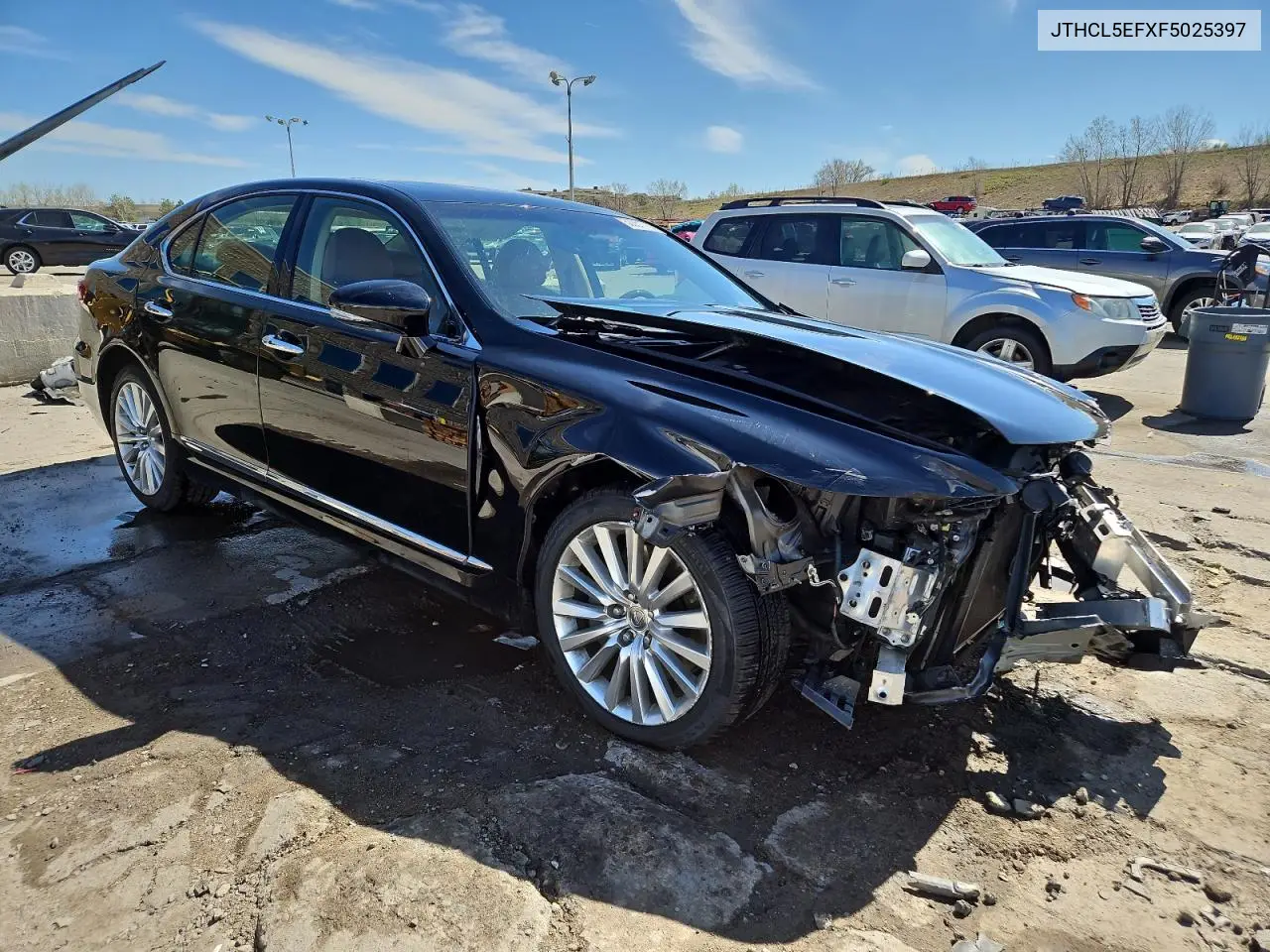 2015 Lexus Ls 460 VIN: JTHCL5EFXF5025397 Lot: 53351775