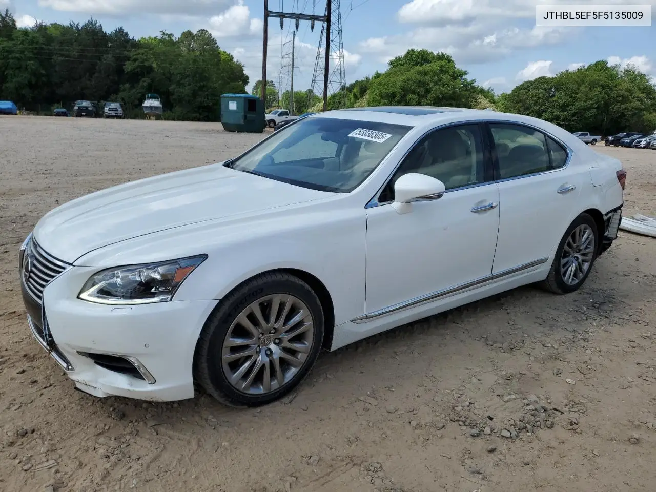 2015 Lexus Ls 460 VIN: JTHBL5EF5F5135009 Lot: 55036305