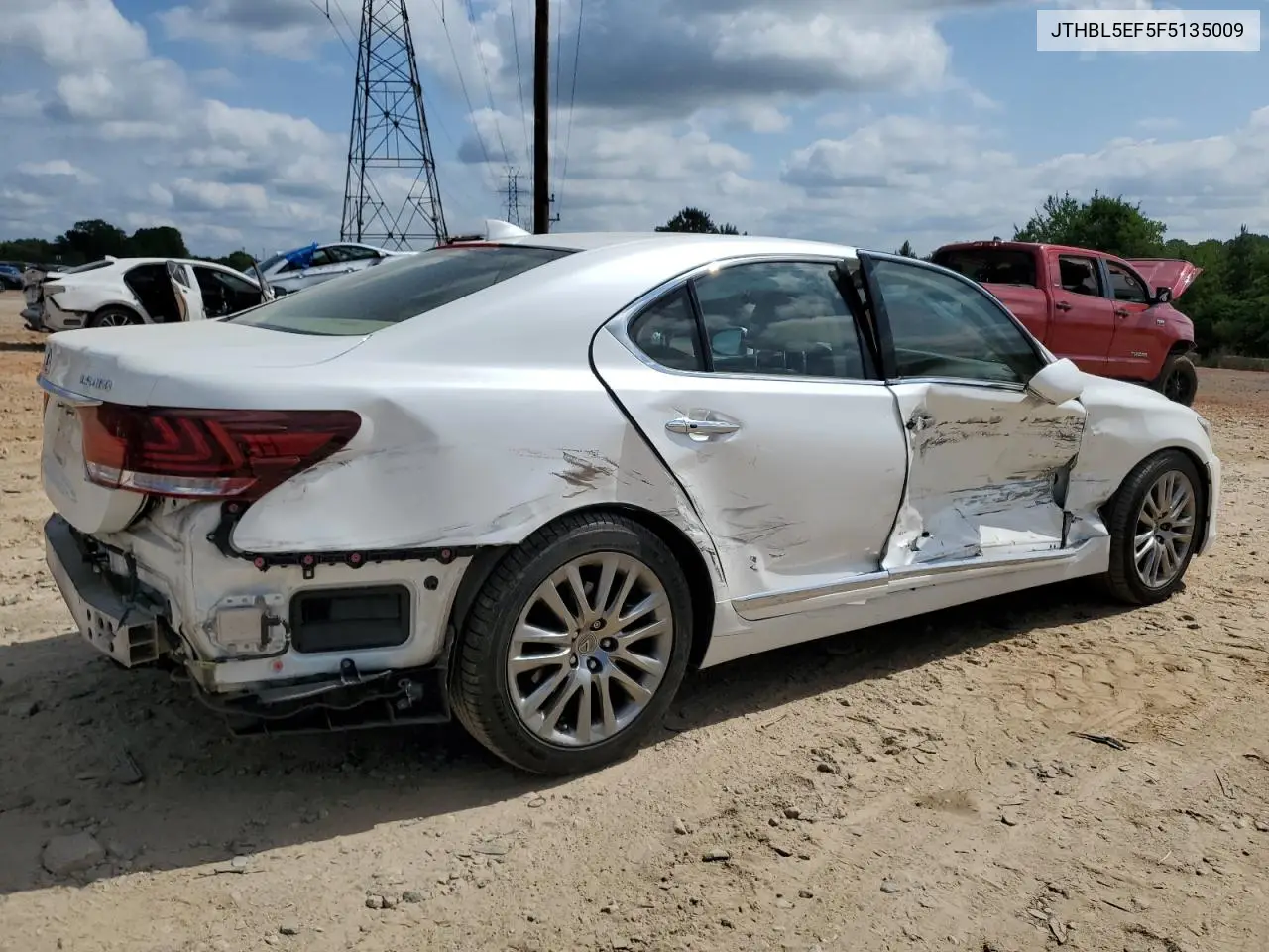 2015 Lexus Ls 460 VIN: JTHBL5EF5F5135009 Lot: 55036305