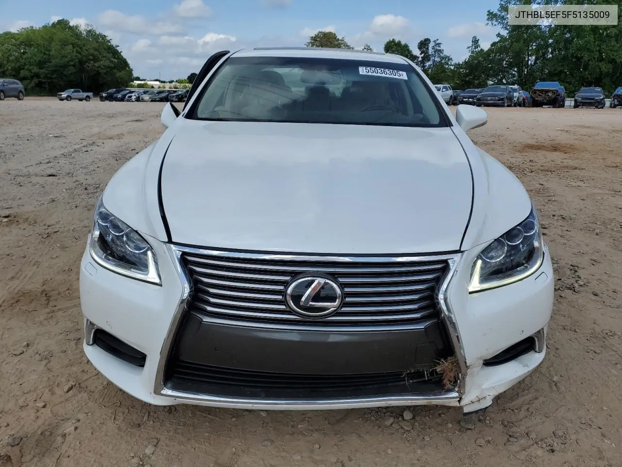 2015 Lexus Ls 460 VIN: JTHBL5EF5F5135009 Lot: 55036305