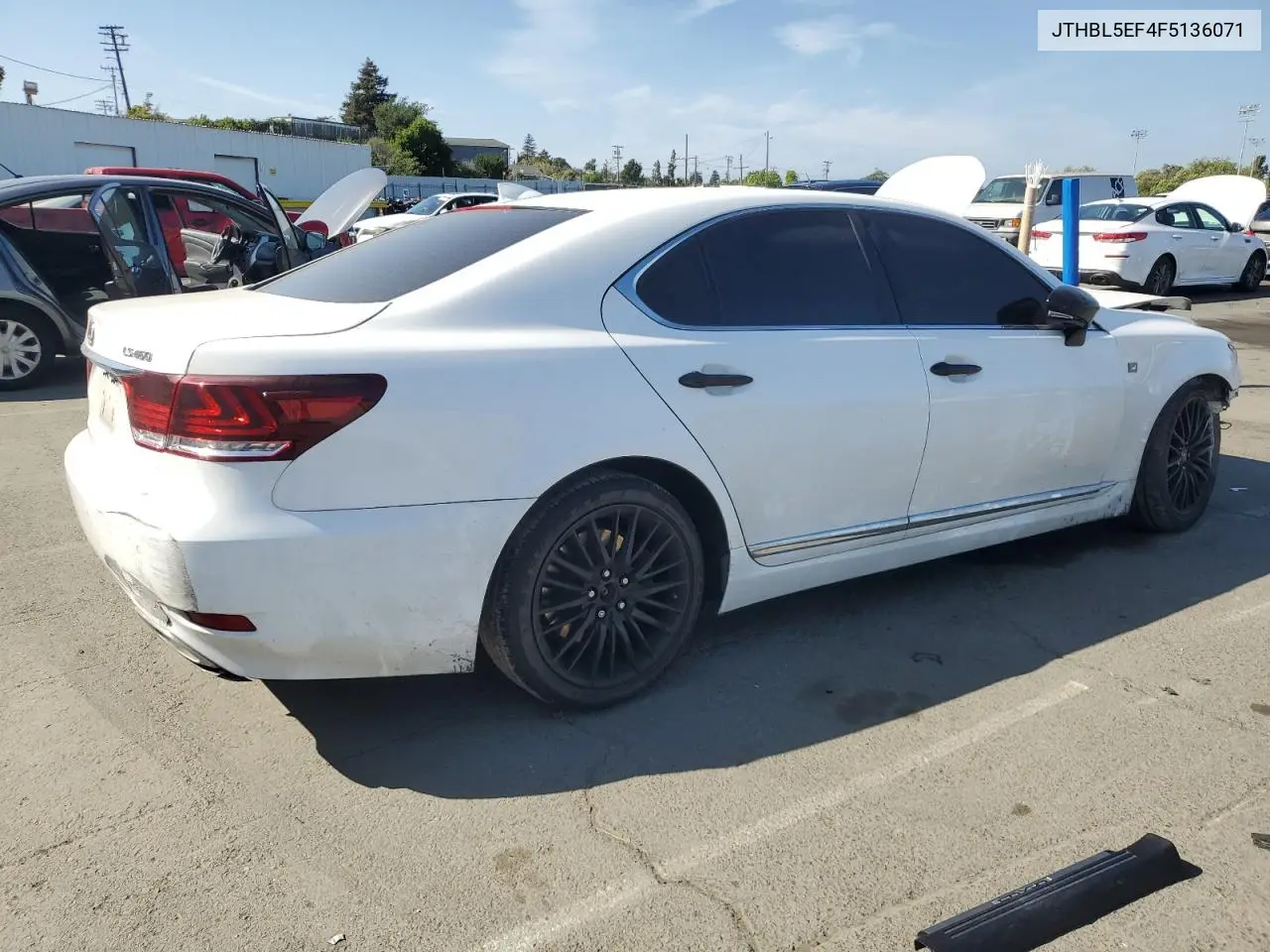 2015 Lexus Ls 460 VIN: JTHBL5EF4F5136071 Lot: 56208085