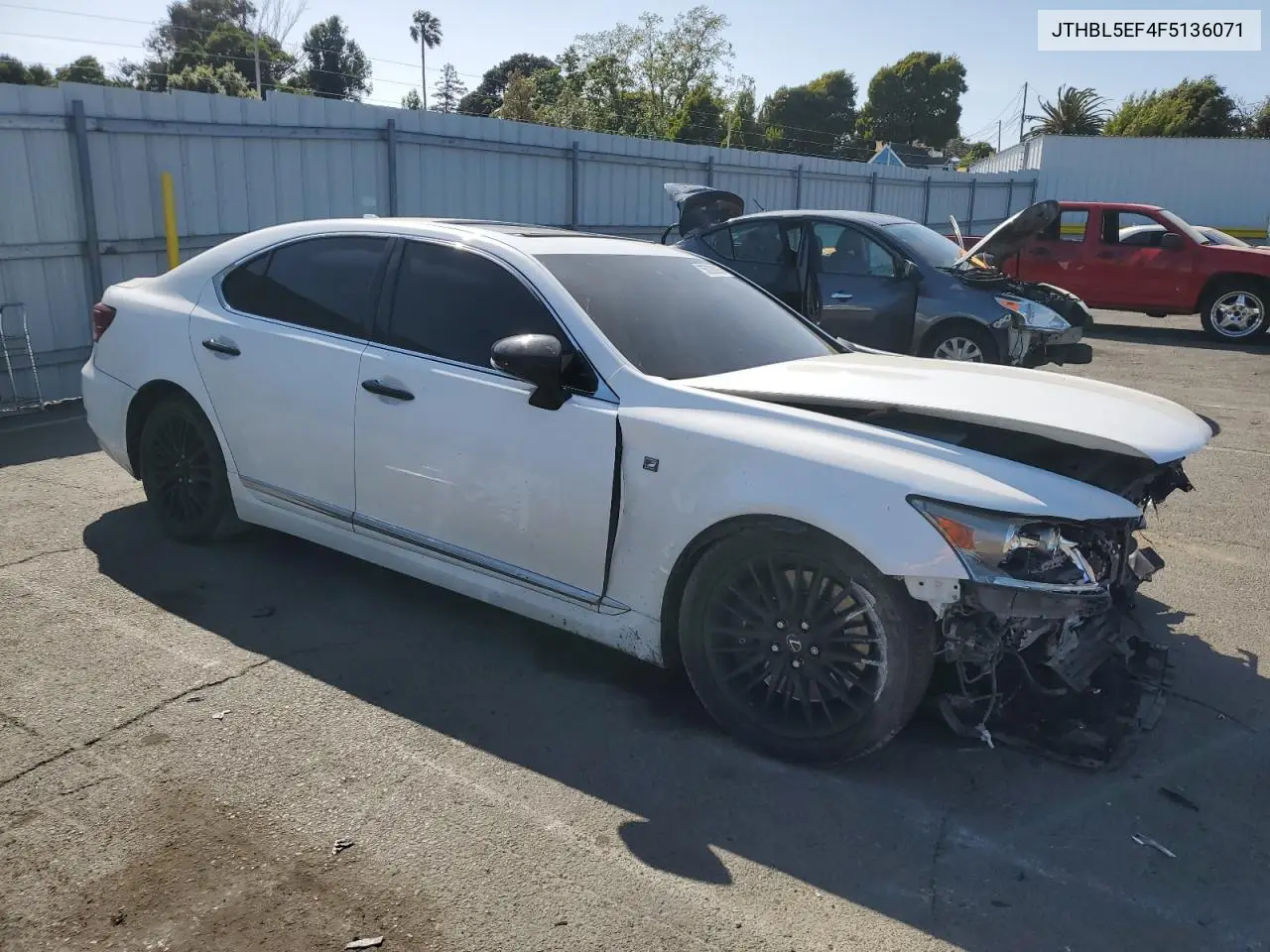 2015 Lexus Ls 460 VIN: JTHBL5EF4F5136071 Lot: 56208085