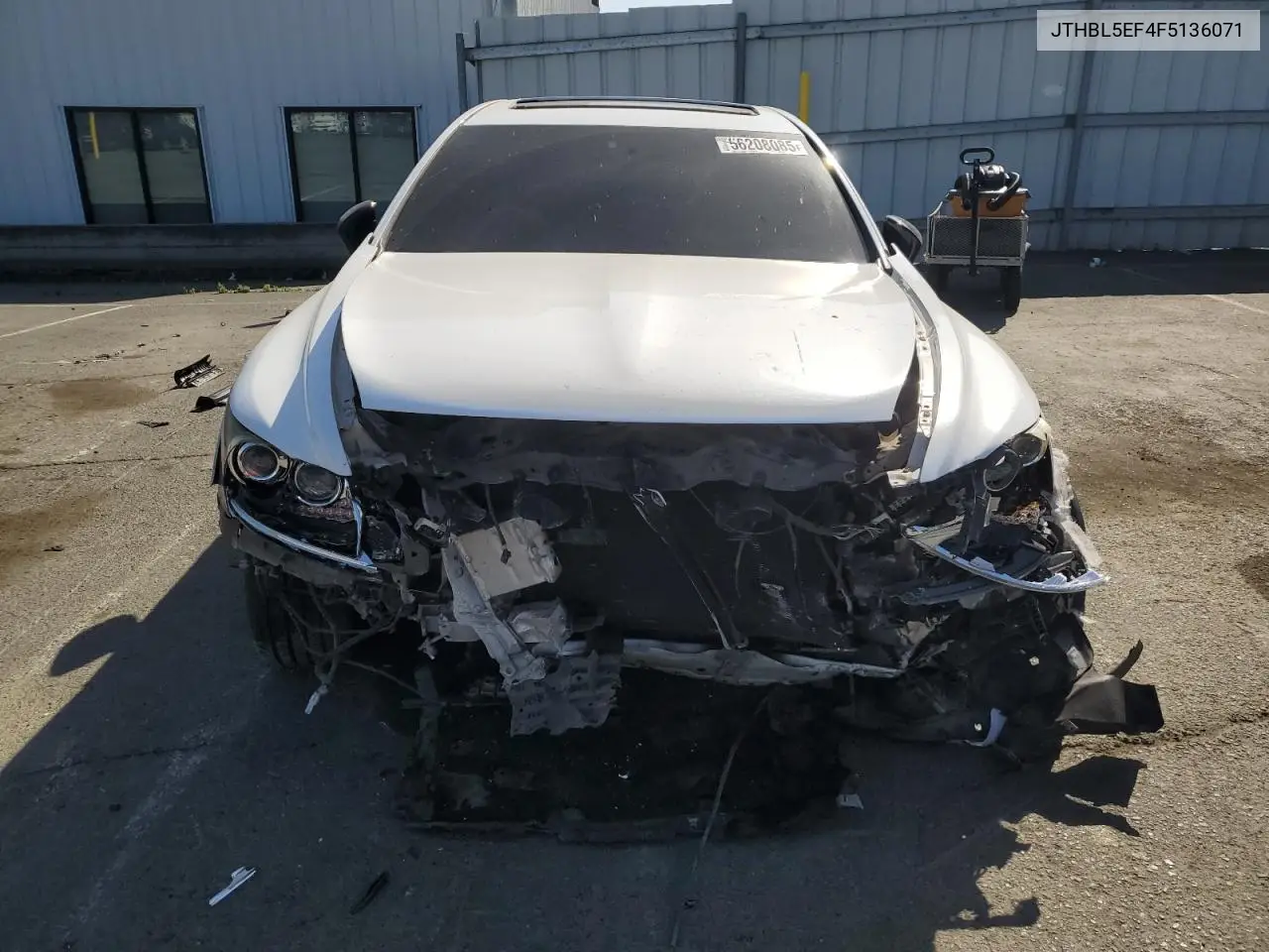 2015 Lexus Ls 460 VIN: JTHBL5EF4F5136071 Lot: 56208085