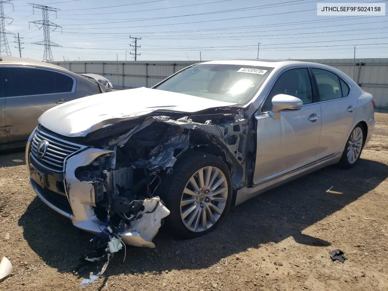 2015 Lexus Ls 460 VIN: JTHCL5EF9F5024158 Lot: 56530475