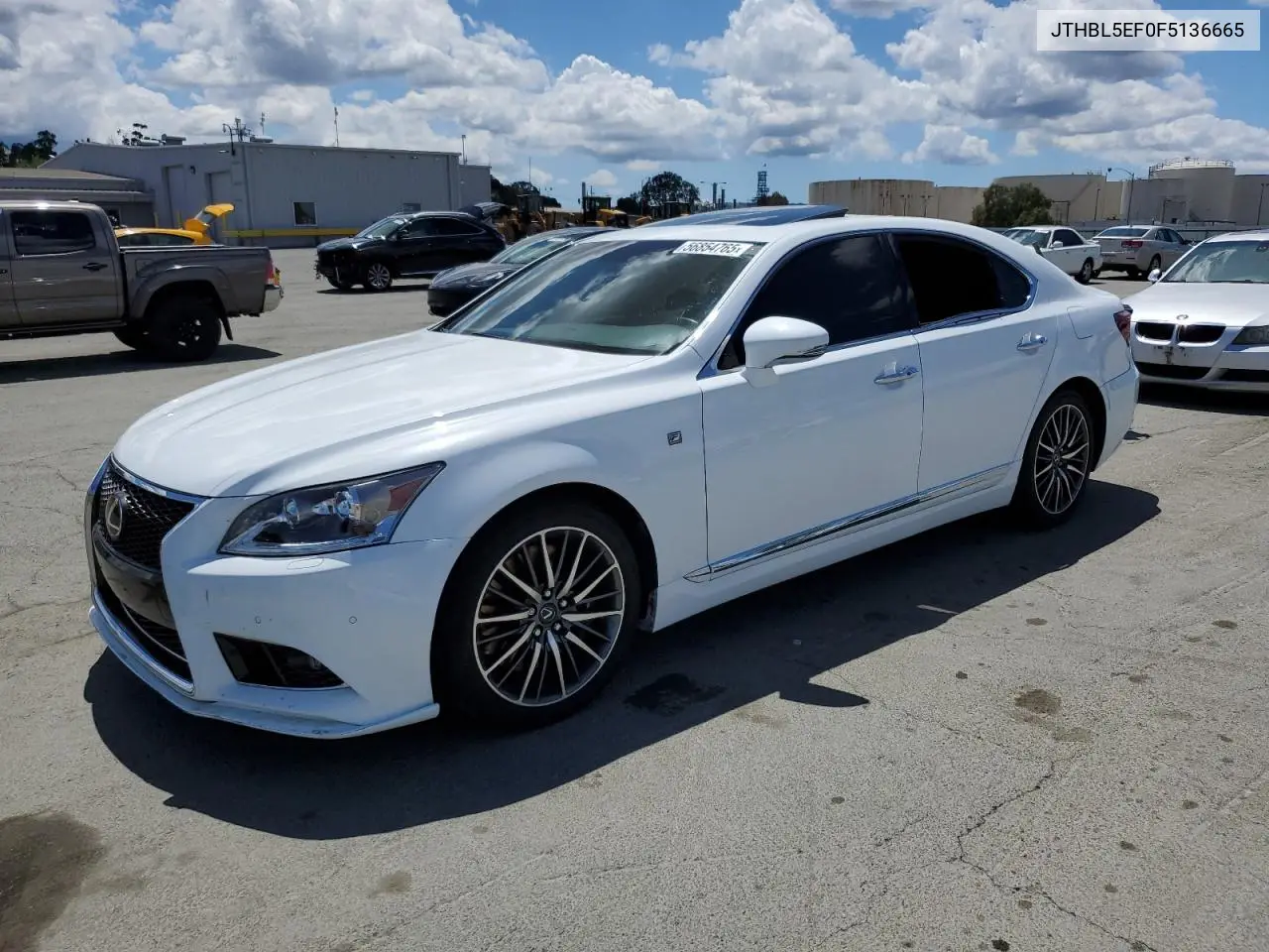 2015 Lexus Ls 460 VIN: JTHBL5EF0F5136665 Lot: 56854765