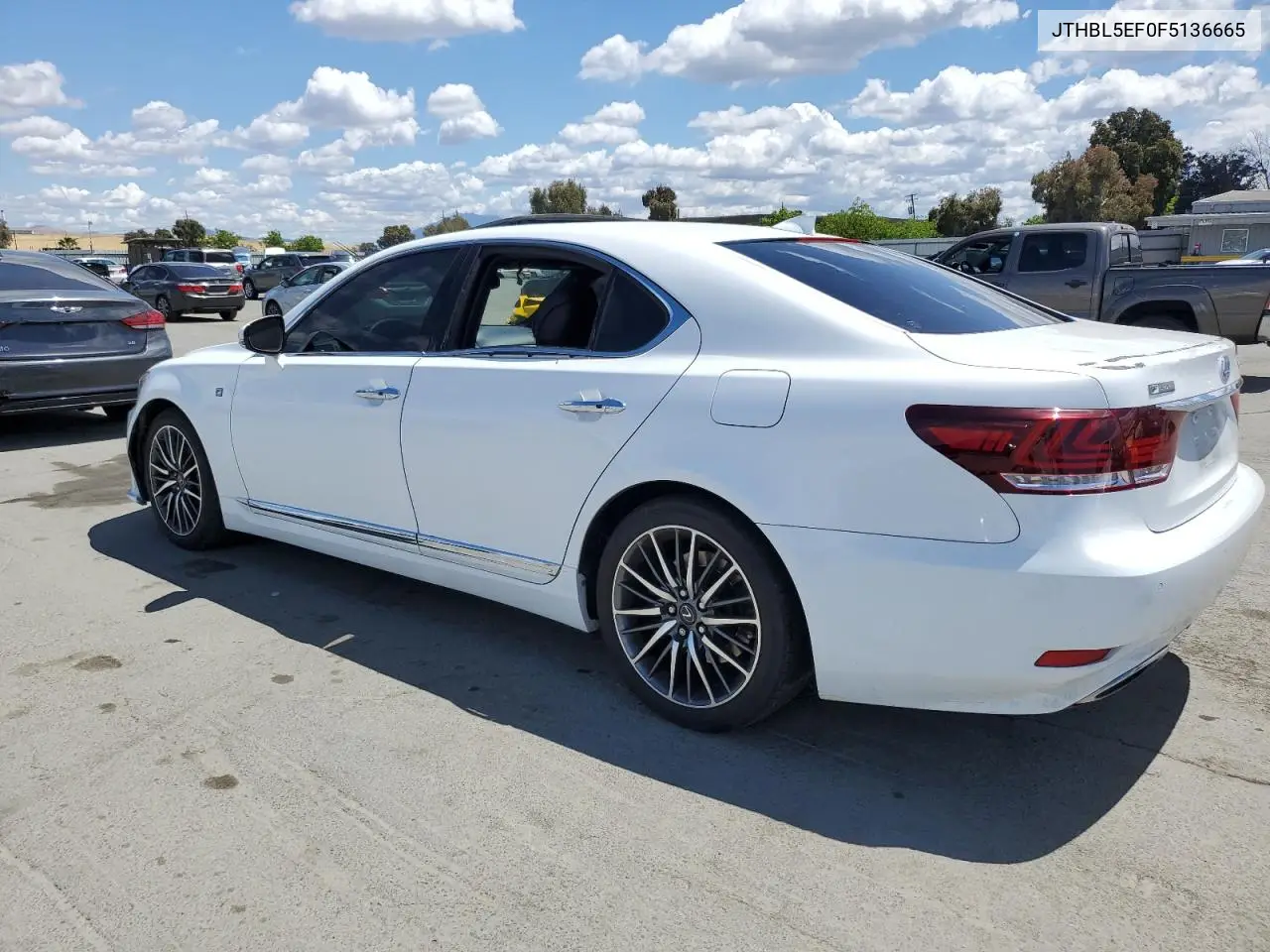 2015 Lexus Ls 460 VIN: JTHBL5EF0F5136665 Lot: 56854765