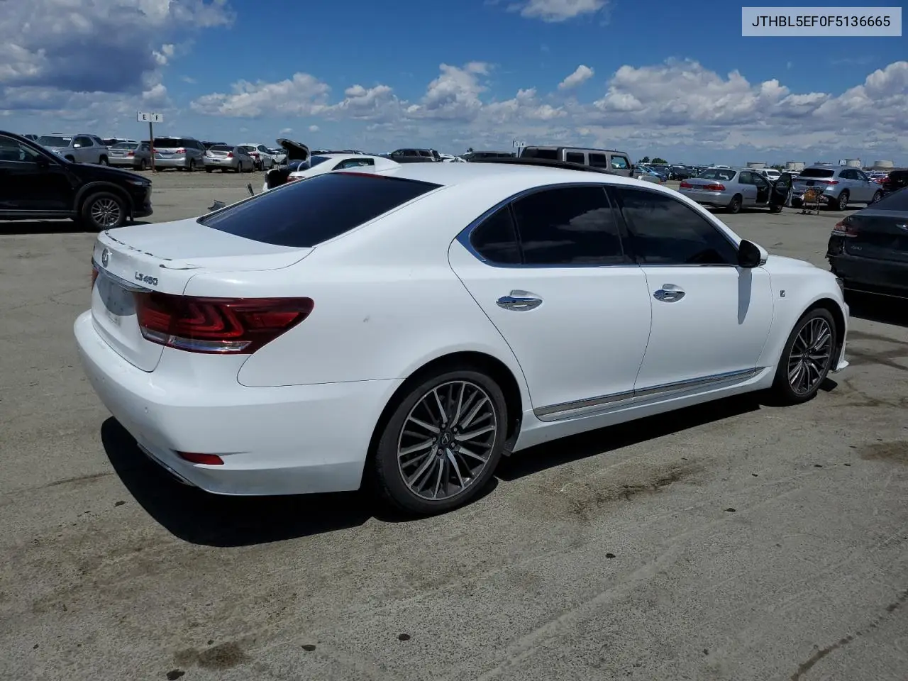 2015 Lexus Ls 460 VIN: JTHBL5EF0F5136665 Lot: 56854765
