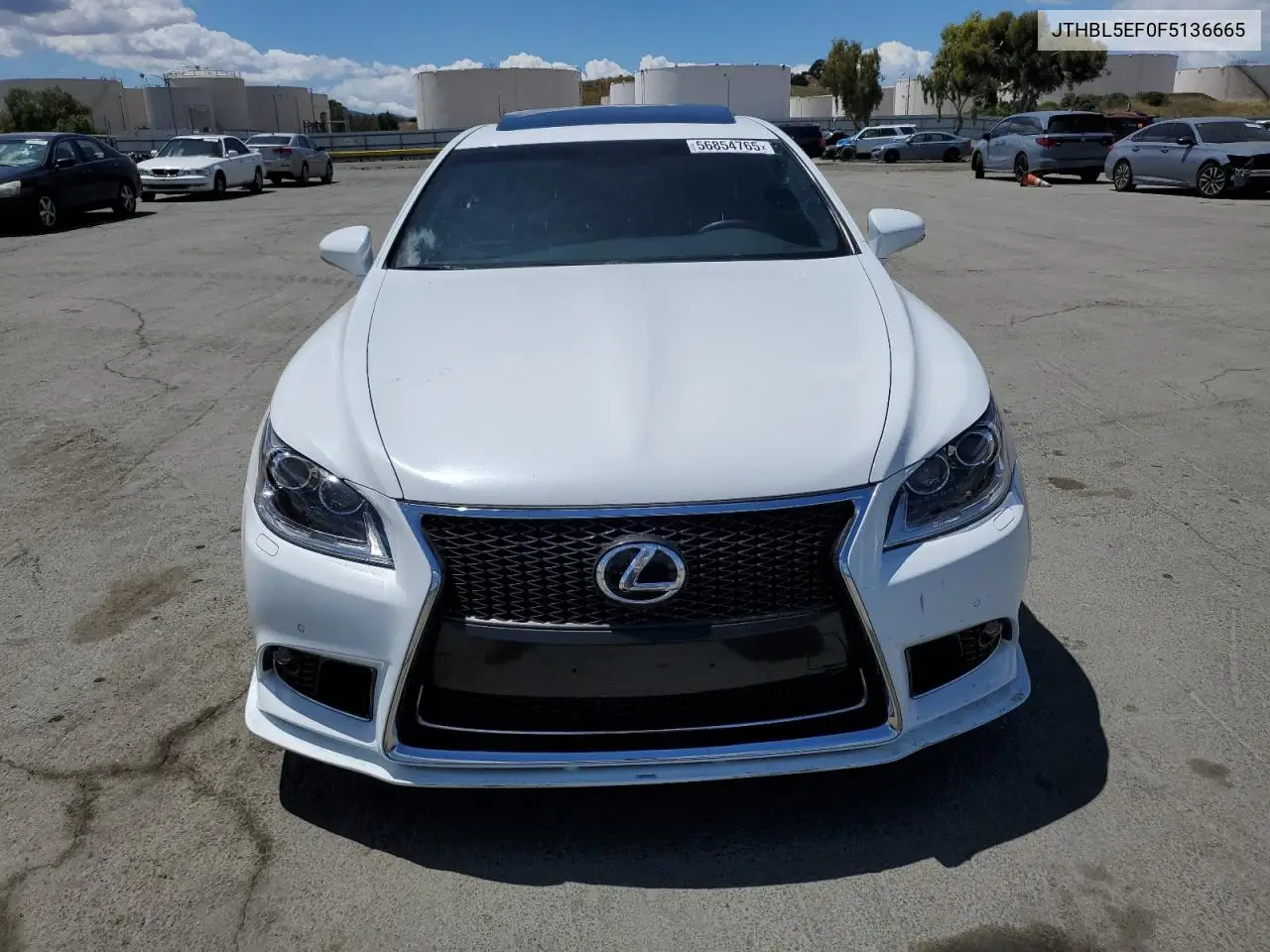 2015 Lexus Ls 460 VIN: JTHBL5EF0F5136665 Lot: 56854765