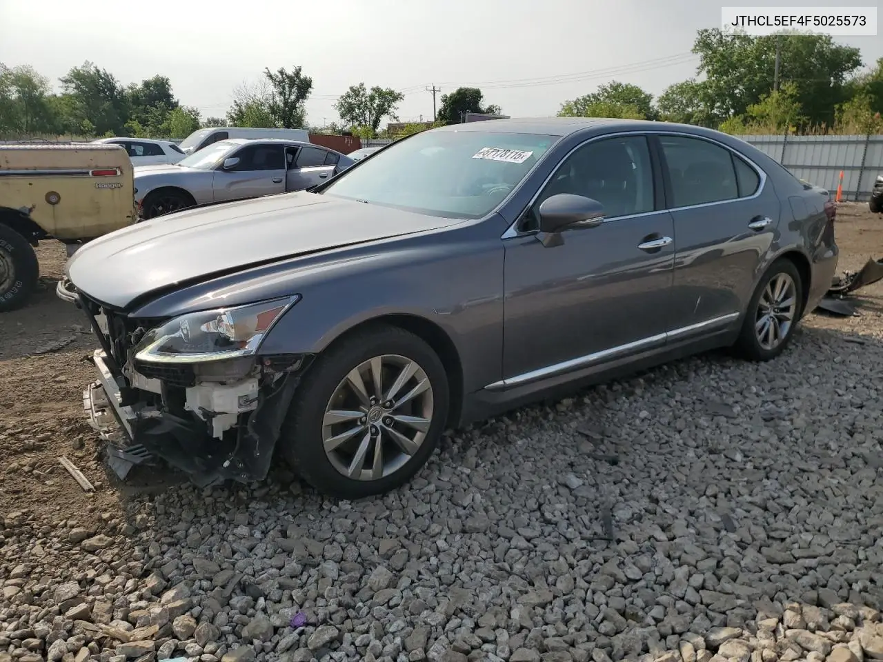 2015 Lexus Ls 460 VIN: JTHCL5EF4F5025573 Lot: 57178115