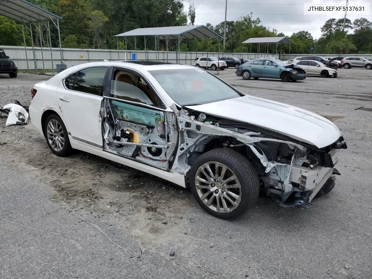 2015 Lexus Ls 460 VIN: JTHBL5EFXF5137631 Lot: 58314305