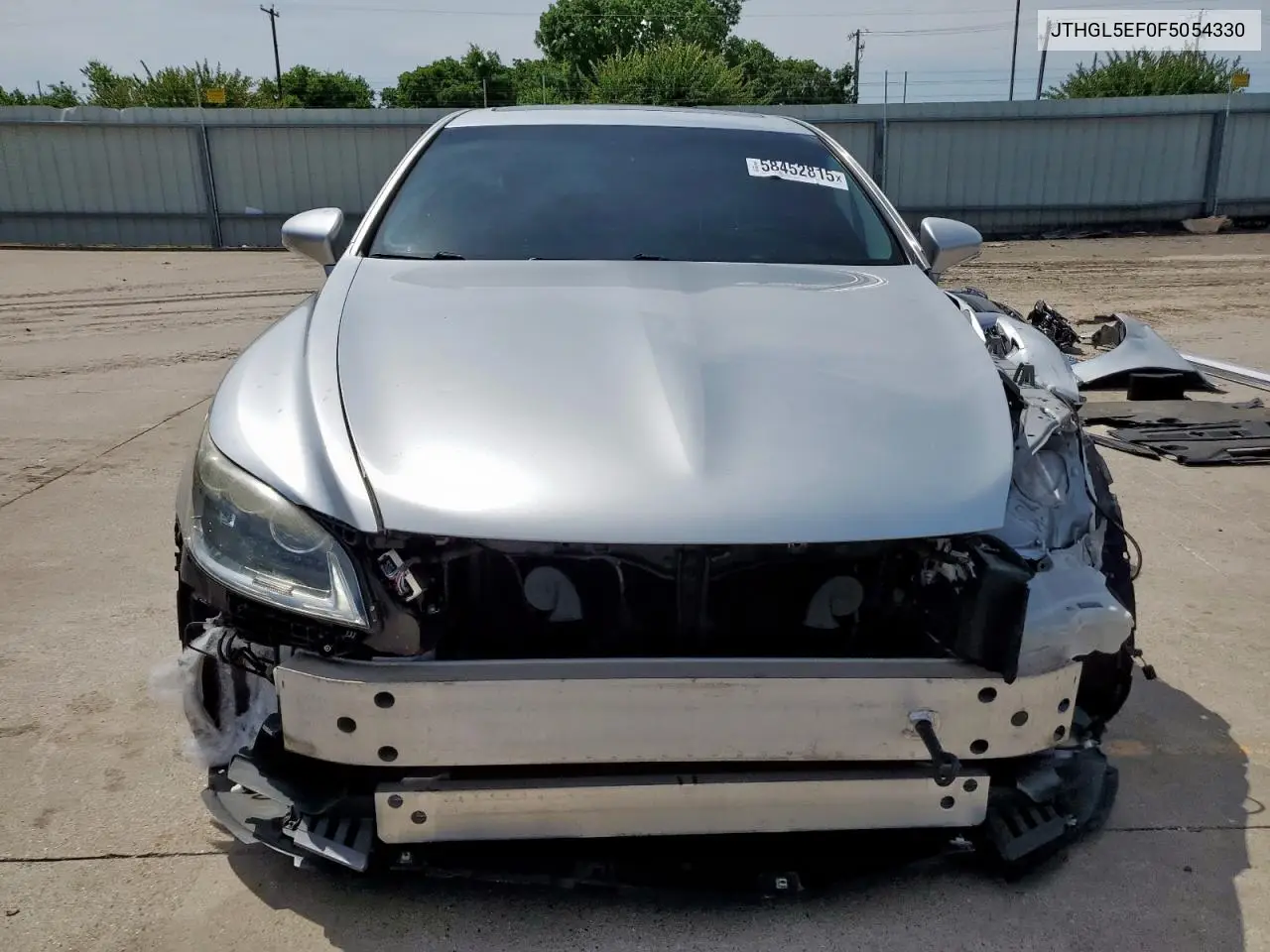 2015 Lexus Ls 460L VIN: JTHGL5EF0F5054330 Lot: 58452815