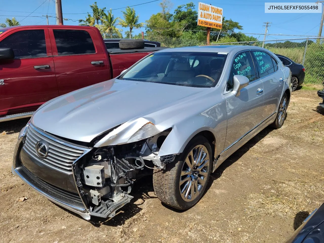 2015 Lexus Ls 460L VIN: JTHGL5EFXF5055498 Lot: 82579834
