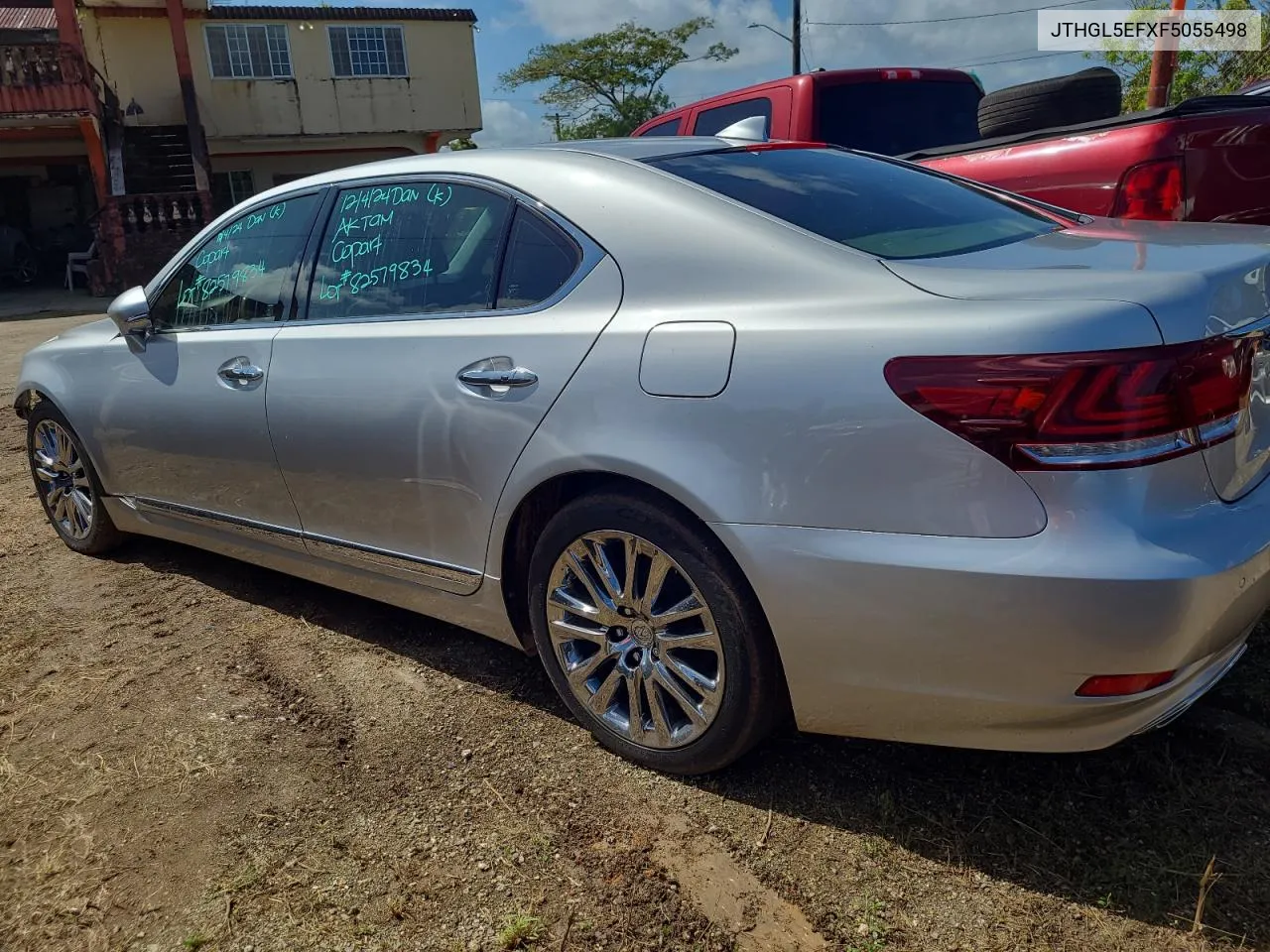 2015 Lexus Ls 460L VIN: JTHGL5EFXF5055498 Lot: 82579834