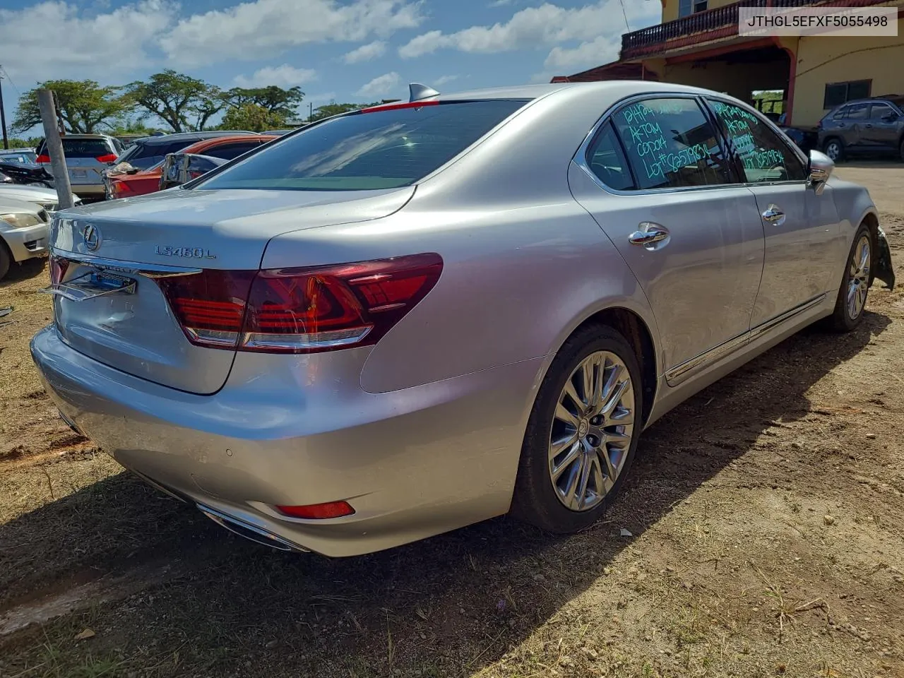 2015 Lexus Ls 460L VIN: JTHGL5EFXF5055498 Lot: 82579834