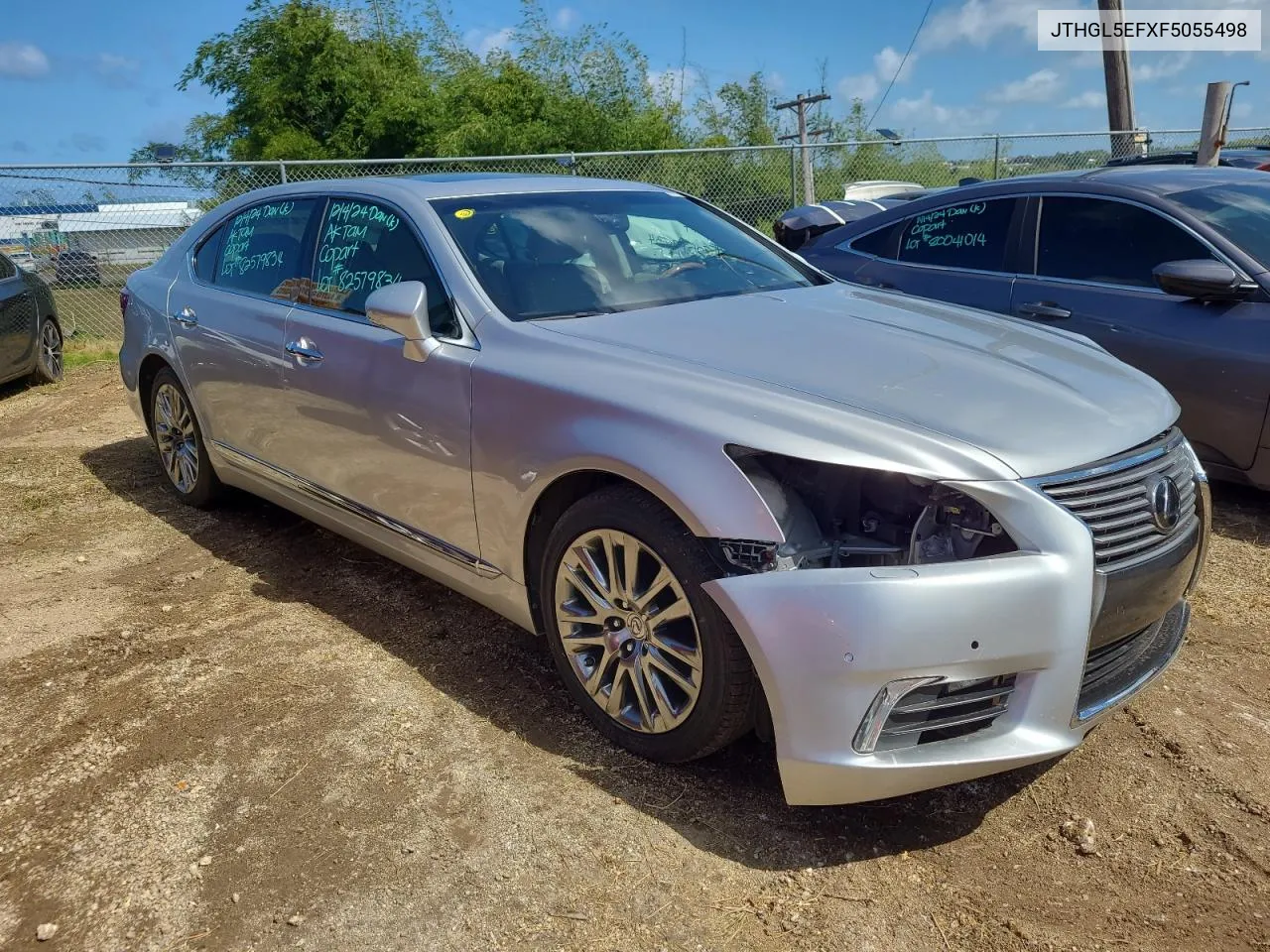 2015 Lexus Ls 460L VIN: JTHGL5EFXF5055498 Lot: 82579834