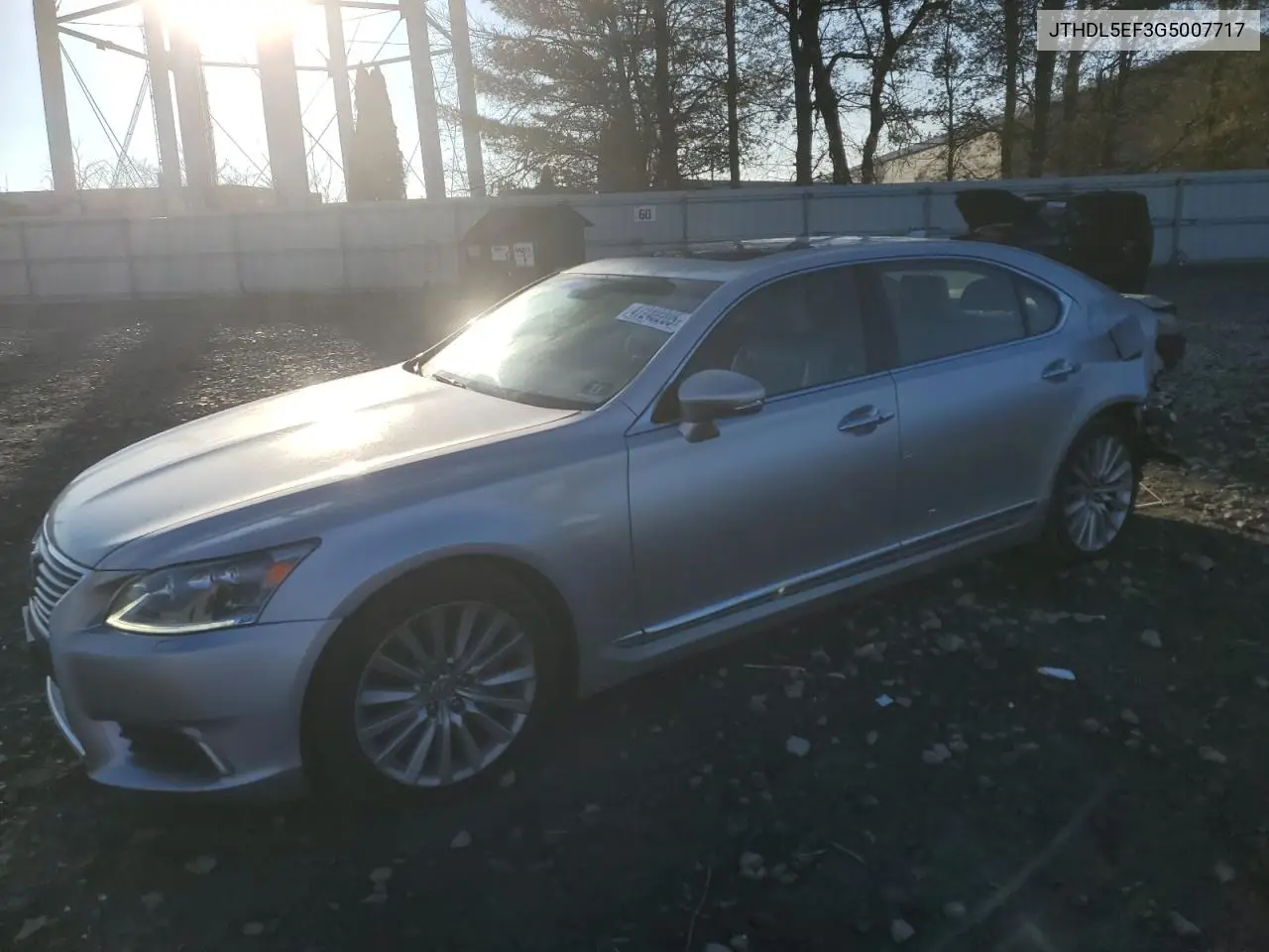 2016 Lexus Ls 460L VIN: JTHDL5EF3G5007717 Lot: 47240205