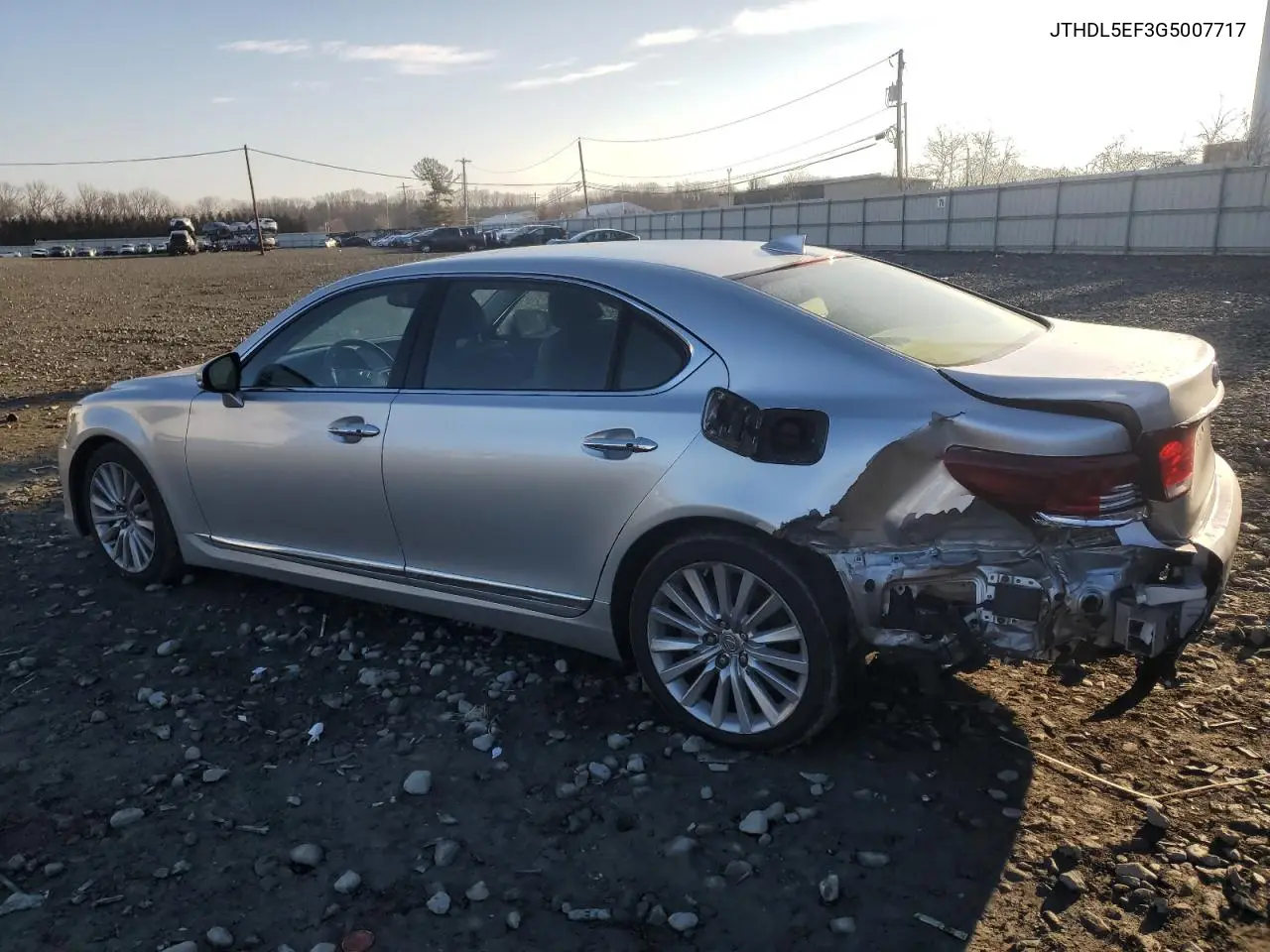 2016 Lexus Ls 460L VIN: JTHDL5EF3G5007717 Lot: 47240205