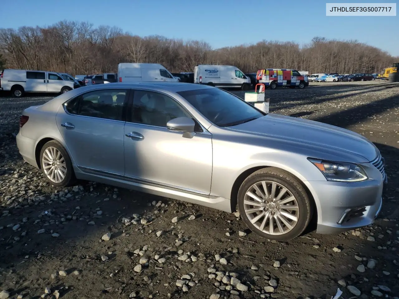 2016 Lexus Ls 460L VIN: JTHDL5EF3G5007717 Lot: 47240205