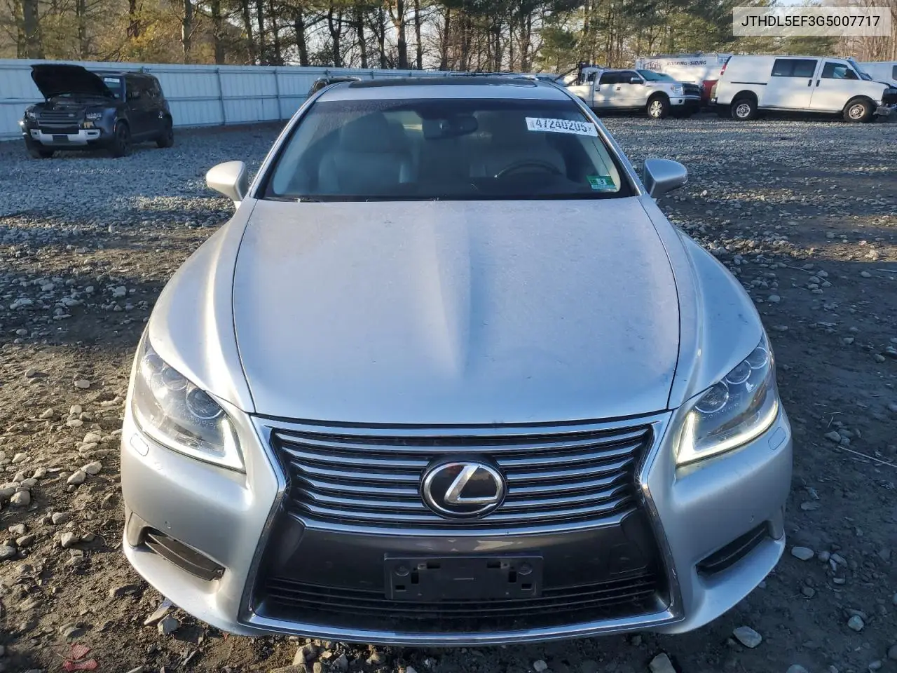 2016 Lexus Ls 460L VIN: JTHDL5EF3G5007717 Lot: 47240205