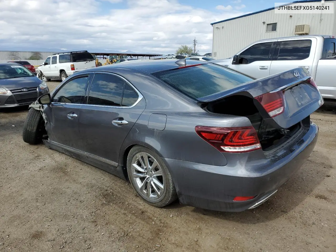 2016 Lexus Ls 460 VIN: JTHBL5EFXG5140241 Lot: 56105015