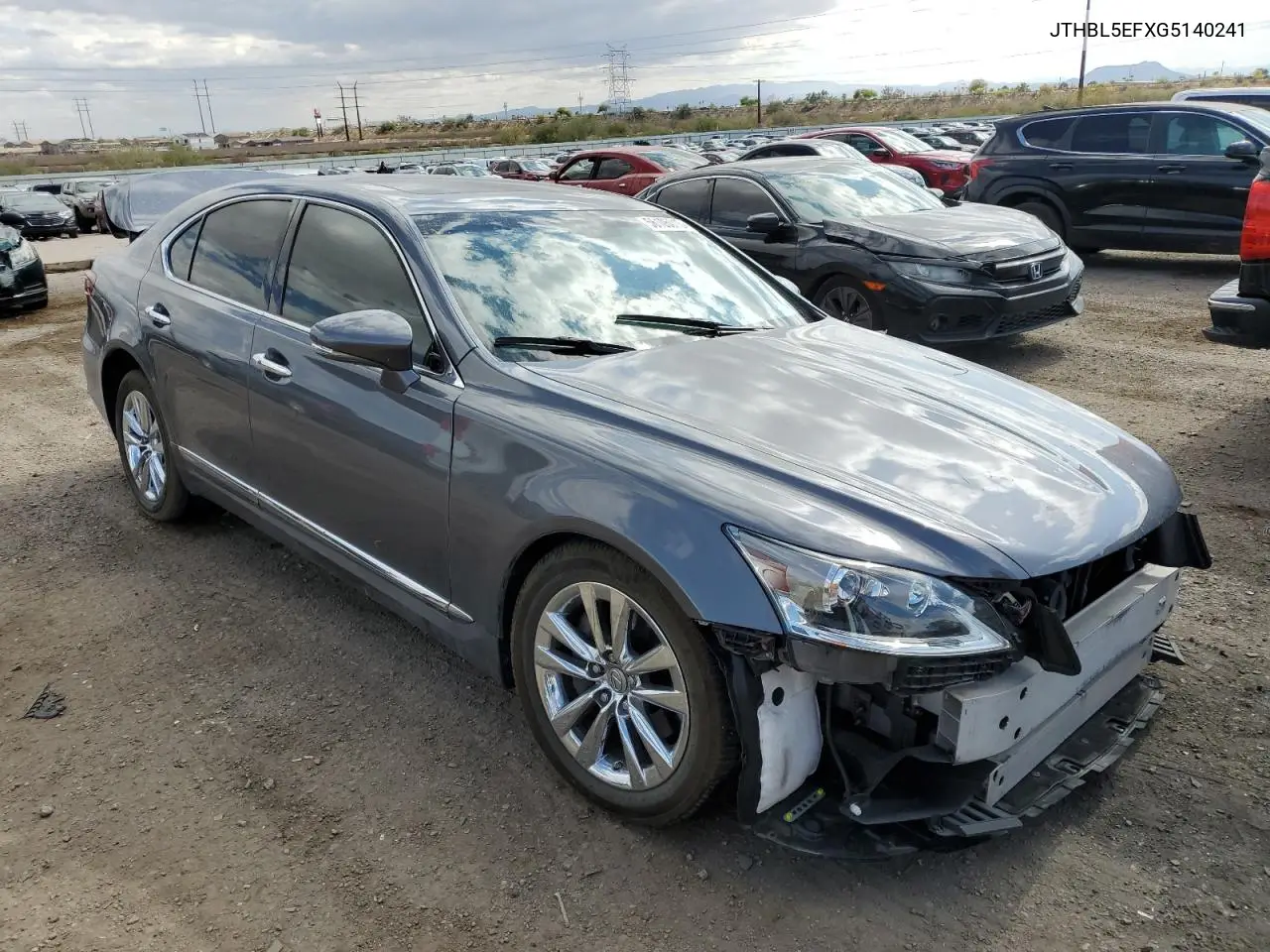 2016 Lexus Ls 460 VIN: JTHBL5EFXG5140241 Lot: 56105015