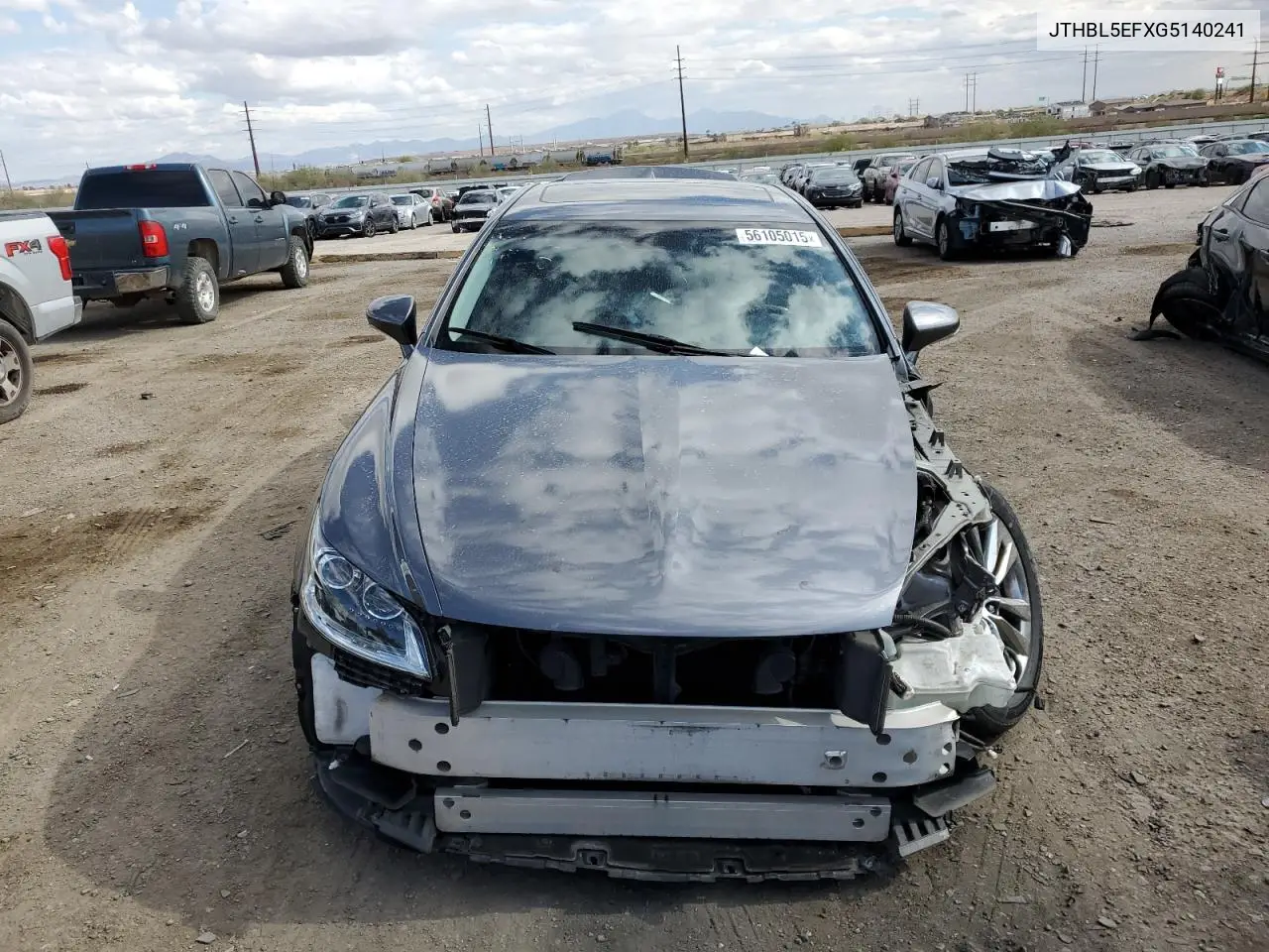 2016 Lexus Ls 460 VIN: JTHBL5EFXG5140241 Lot: 56105015
