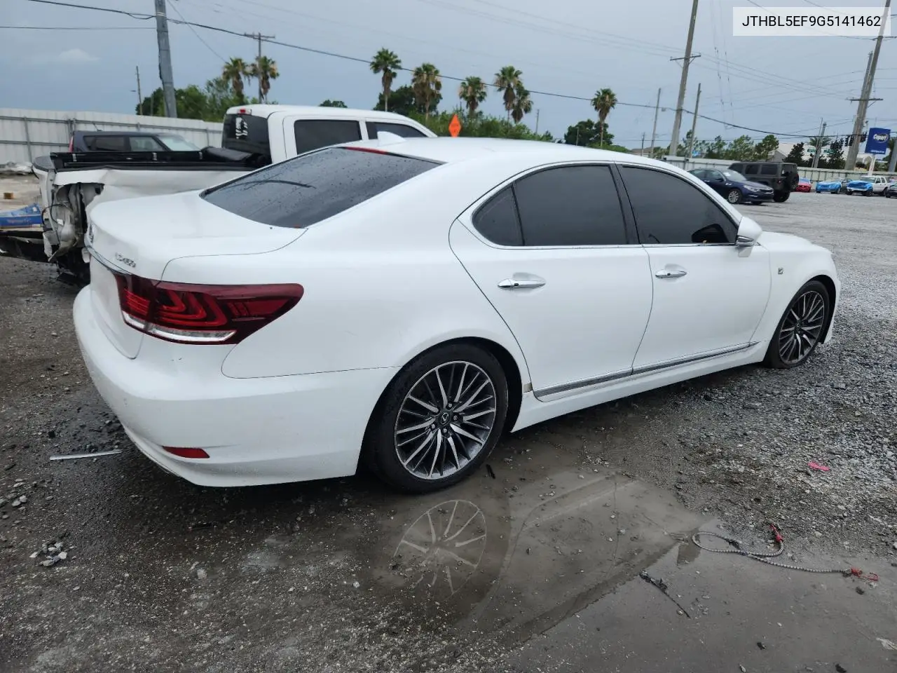 2016 Lexus Ls 460 VIN: JTHBL5EF9G5141462 Lot: 59148345