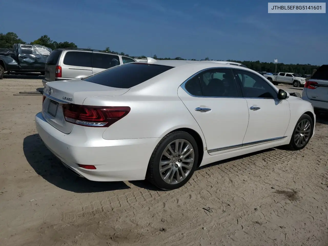 2016 Lexus Ls 460 VIN: JTHBL5EF8G5141601 Lot: 59787715