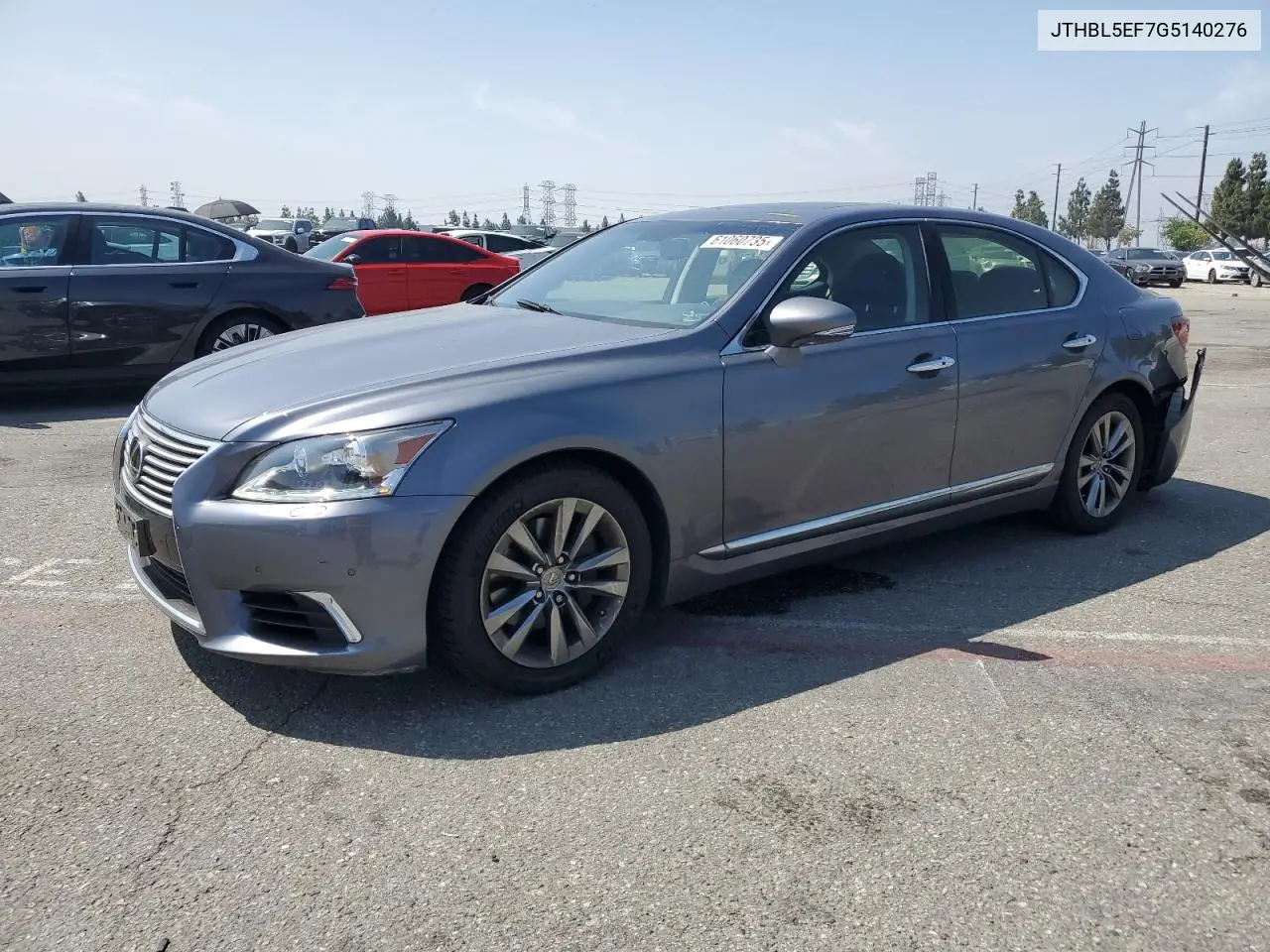 2016 Lexus Ls 460 VIN: JTHBL5EF7G5140276 Lot: 61060735