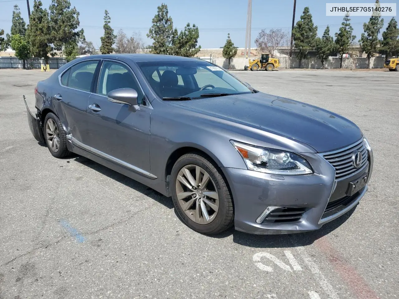 2016 Lexus Ls 460 VIN: JTHBL5EF7G5140276 Lot: 61060735