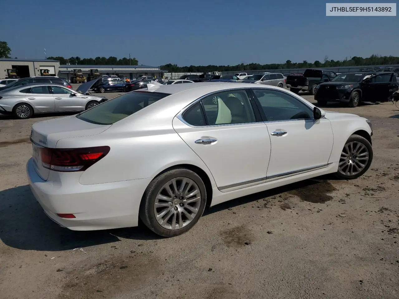 2017 Lexus Ls 460 VIN: JTHBL5EF9H5143892 Lot: 61906005