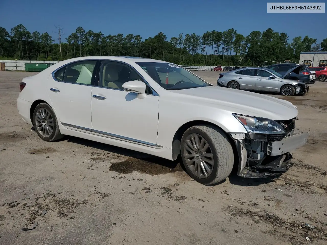 2017 Lexus Ls 460 VIN: JTHBL5EF9H5143892 Lot: 61906005