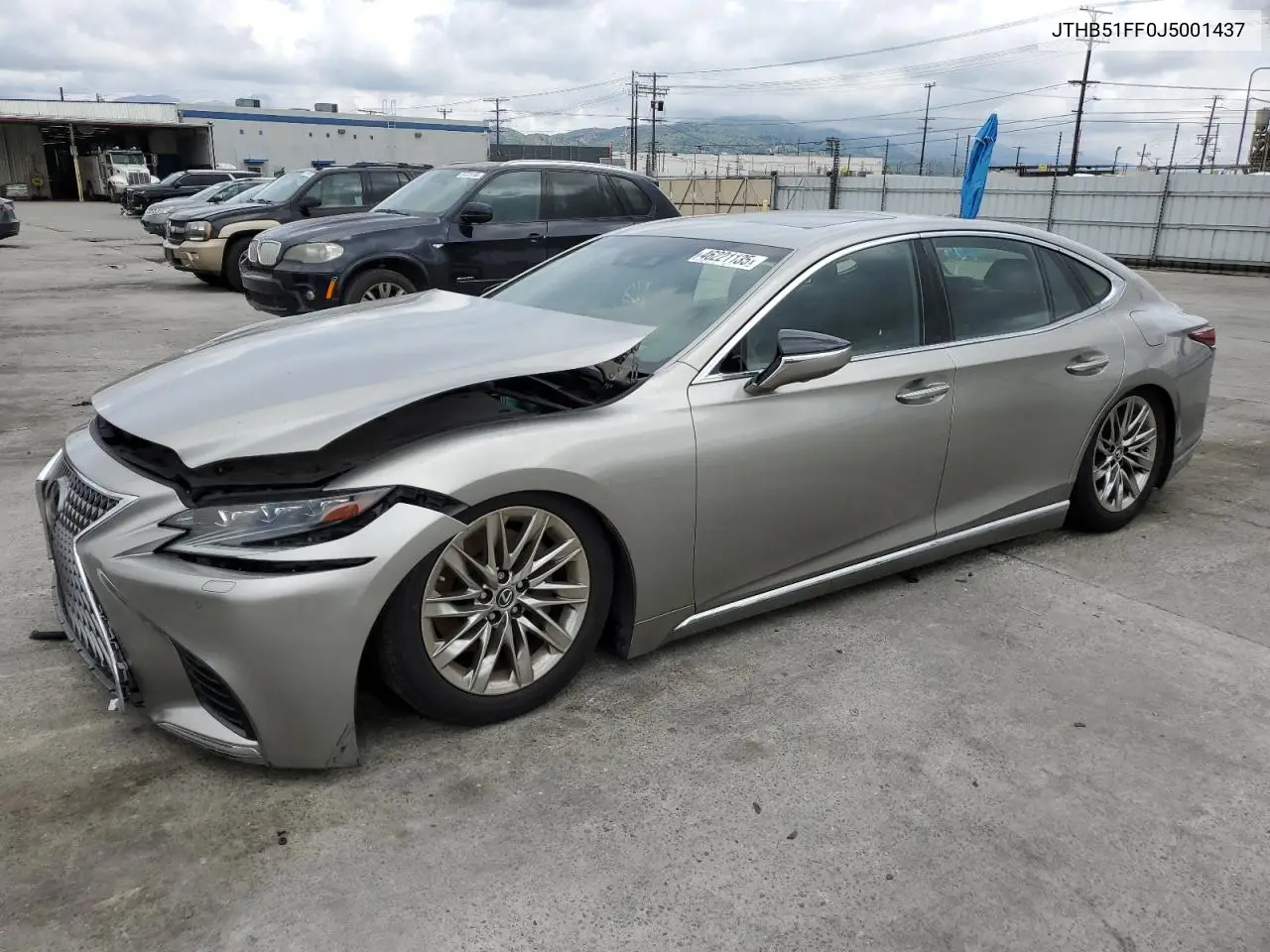 2018 Lexus Ls 500 Base VIN: JTHB51FF0J5001437 Lot: 46221135