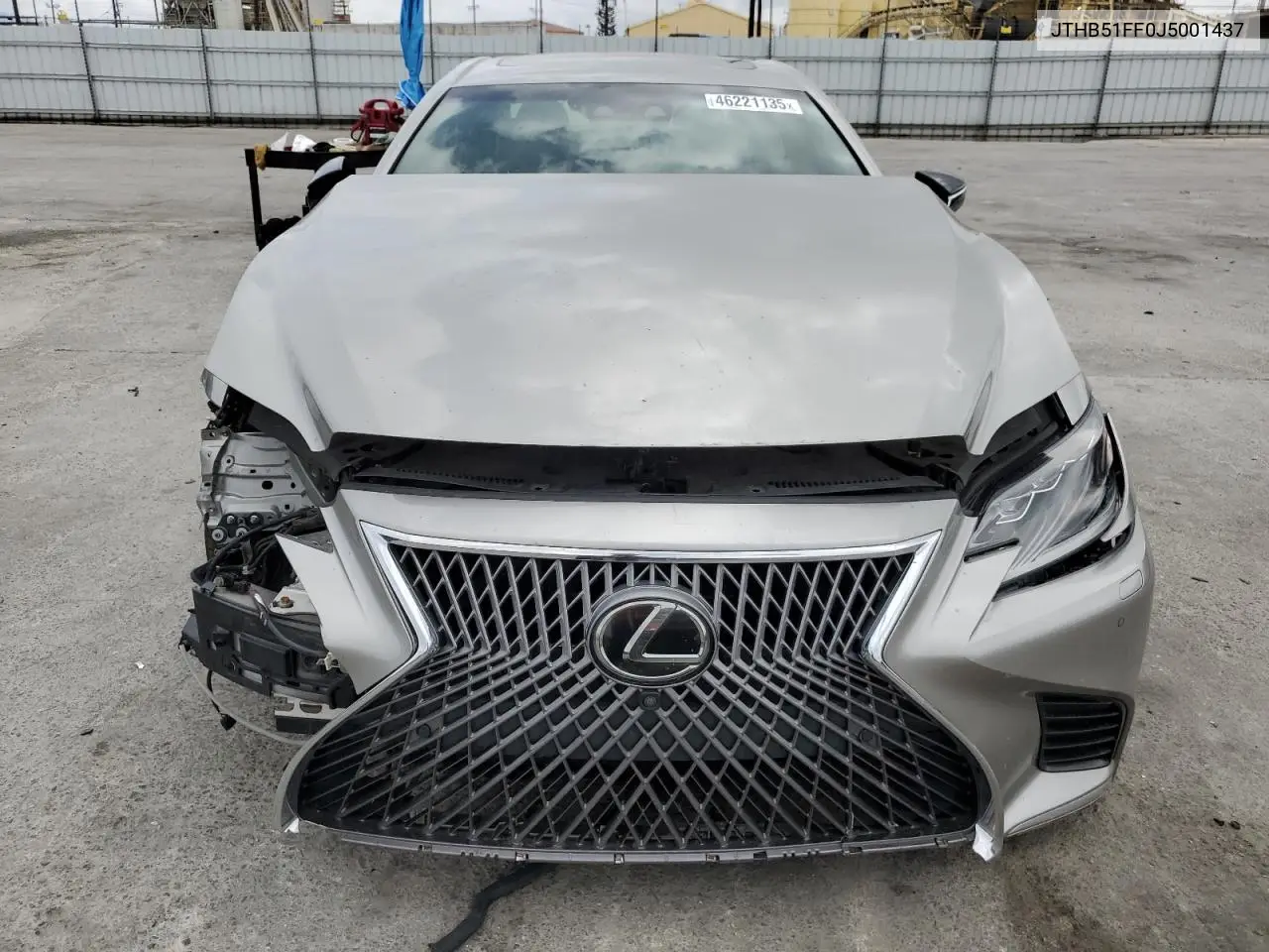 2018 Lexus Ls 500 Base VIN: JTHB51FF0J5001437 Lot: 46221135
