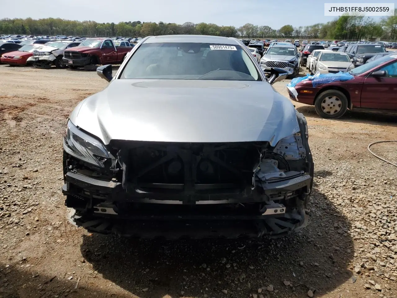 2018 Lexus Ls 500 Base VIN: JTHB51FF8J5002559 Lot: 50951475