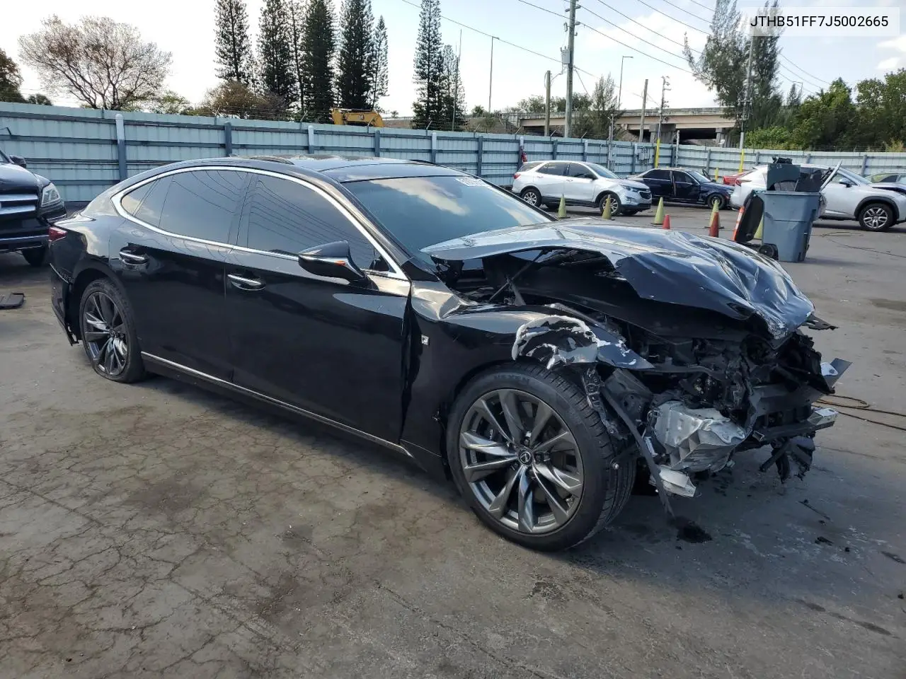 2018 Lexus Ls 500 Base VIN: JTHB51FF7J5002665 Lot: 51079665