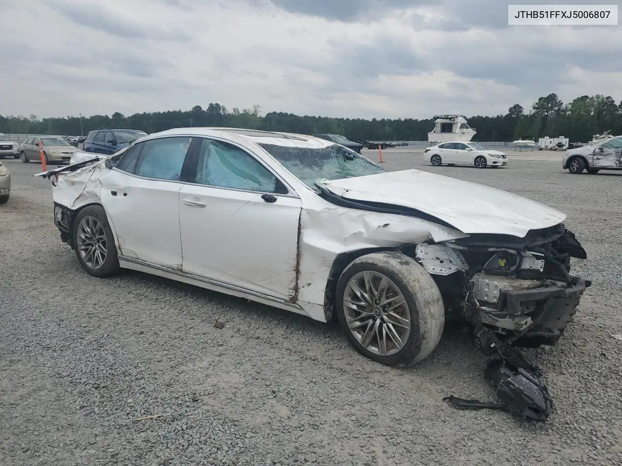 2018 Lexus Ls 500 Base VIN: JTHB51FFXJ5006807 Lot: 52315865