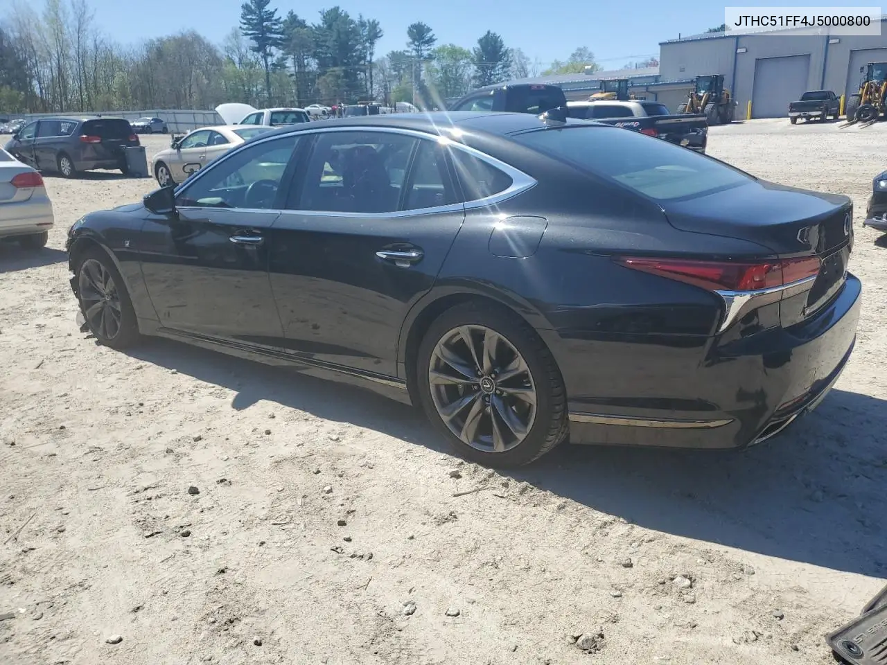 2018 Lexus Ls 500 Base VIN: JTHC51FF4J5000800 Lot: 54574675