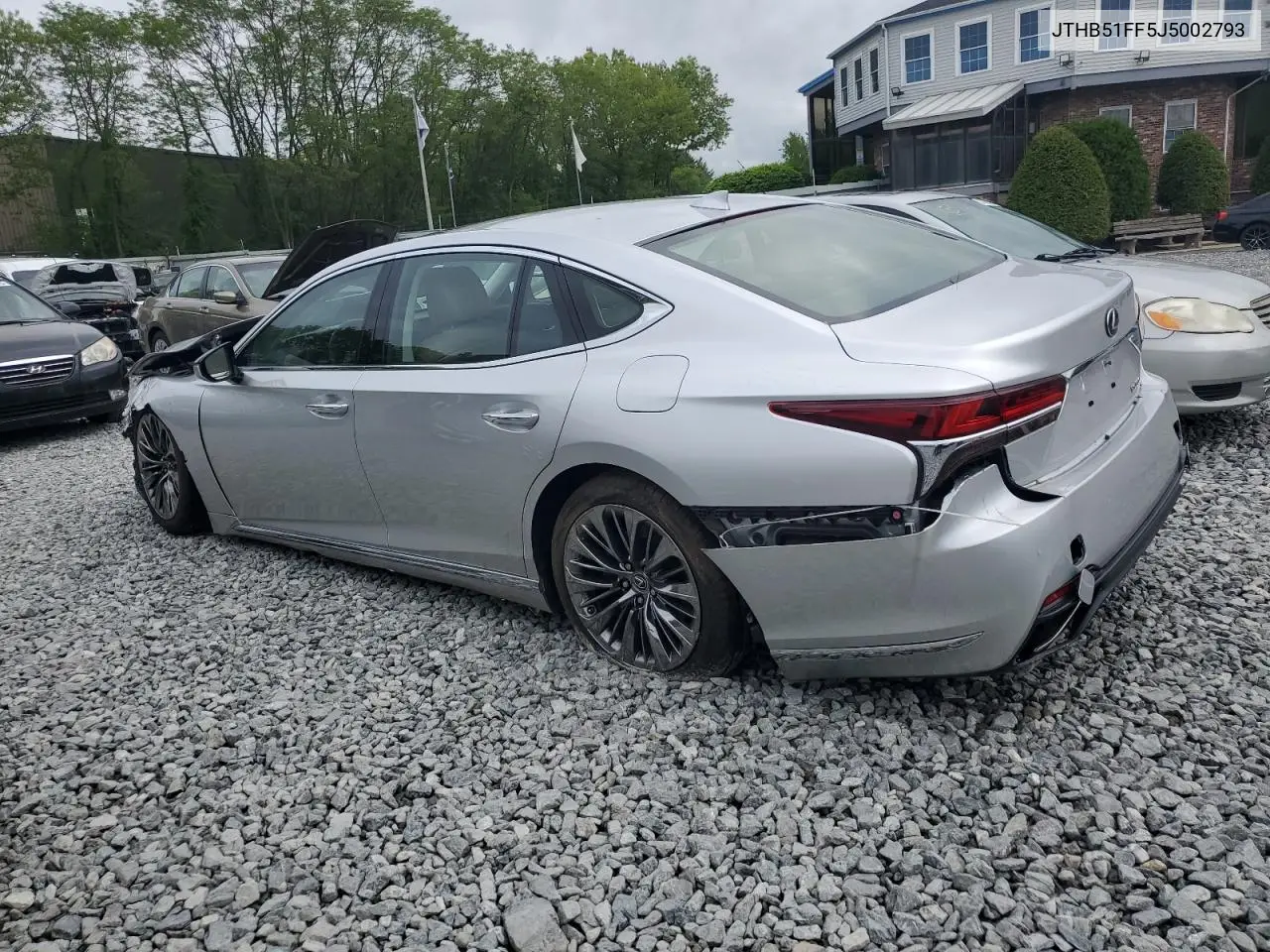 2018 Lexus Ls 500 Base VIN: JTHB51FF5J5002793 Lot: 56060075