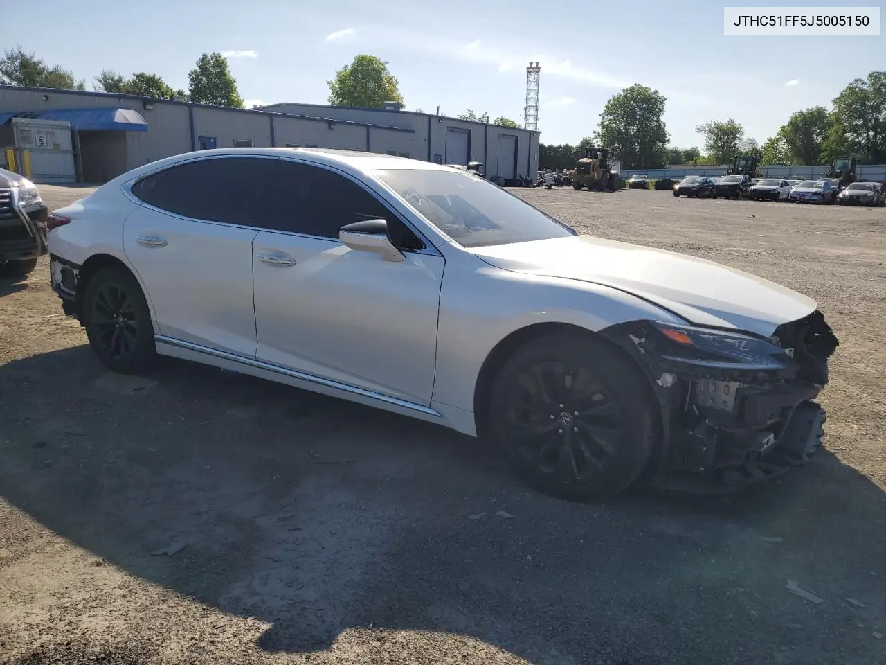 2018 Lexus Ls 500 Base VIN: JTHC51FF5J5005150 Lot: 56736095