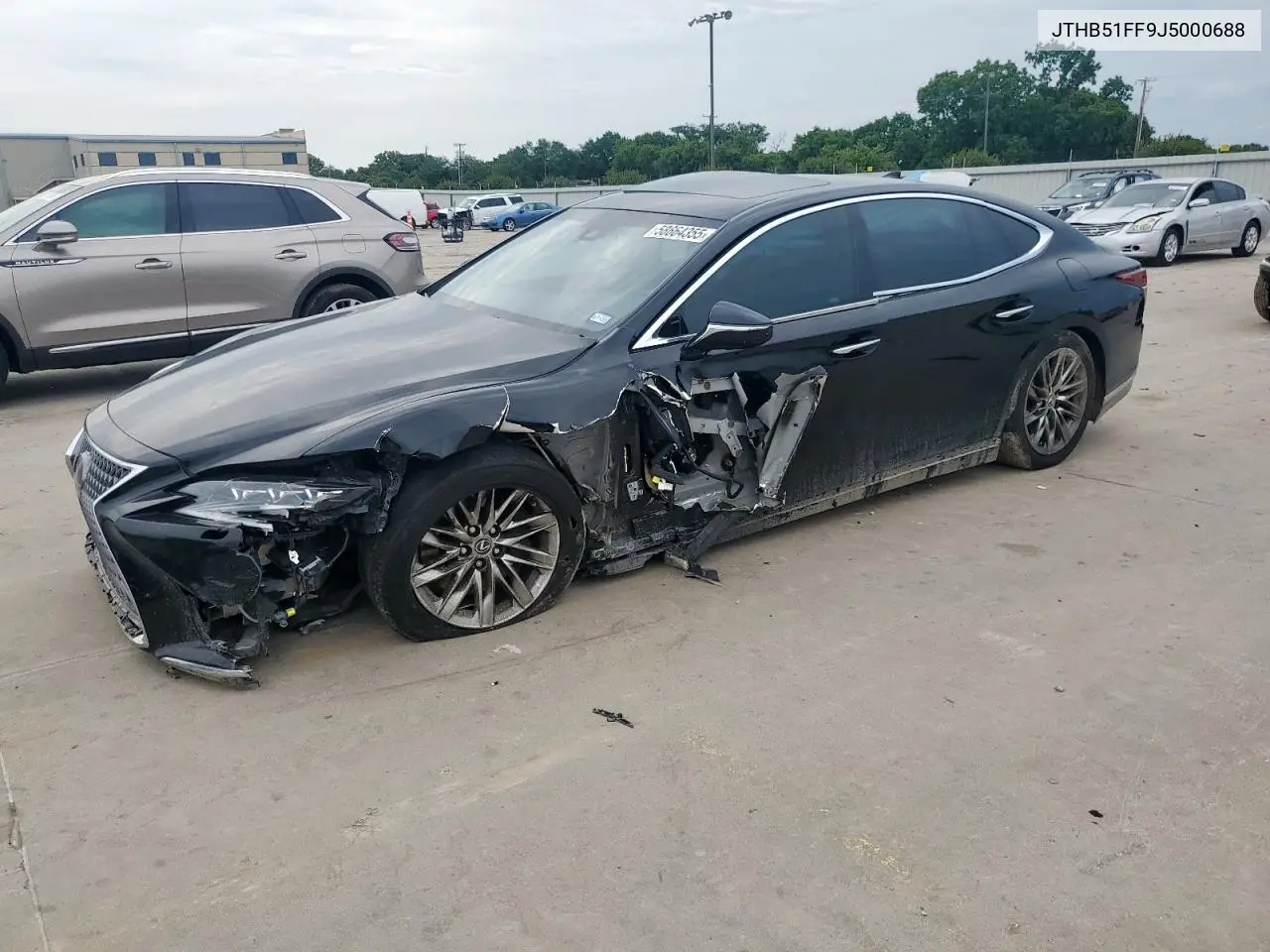 2018 Lexus Ls 500 Base VIN: JTHB51FF9J5000688 Lot: 58664355