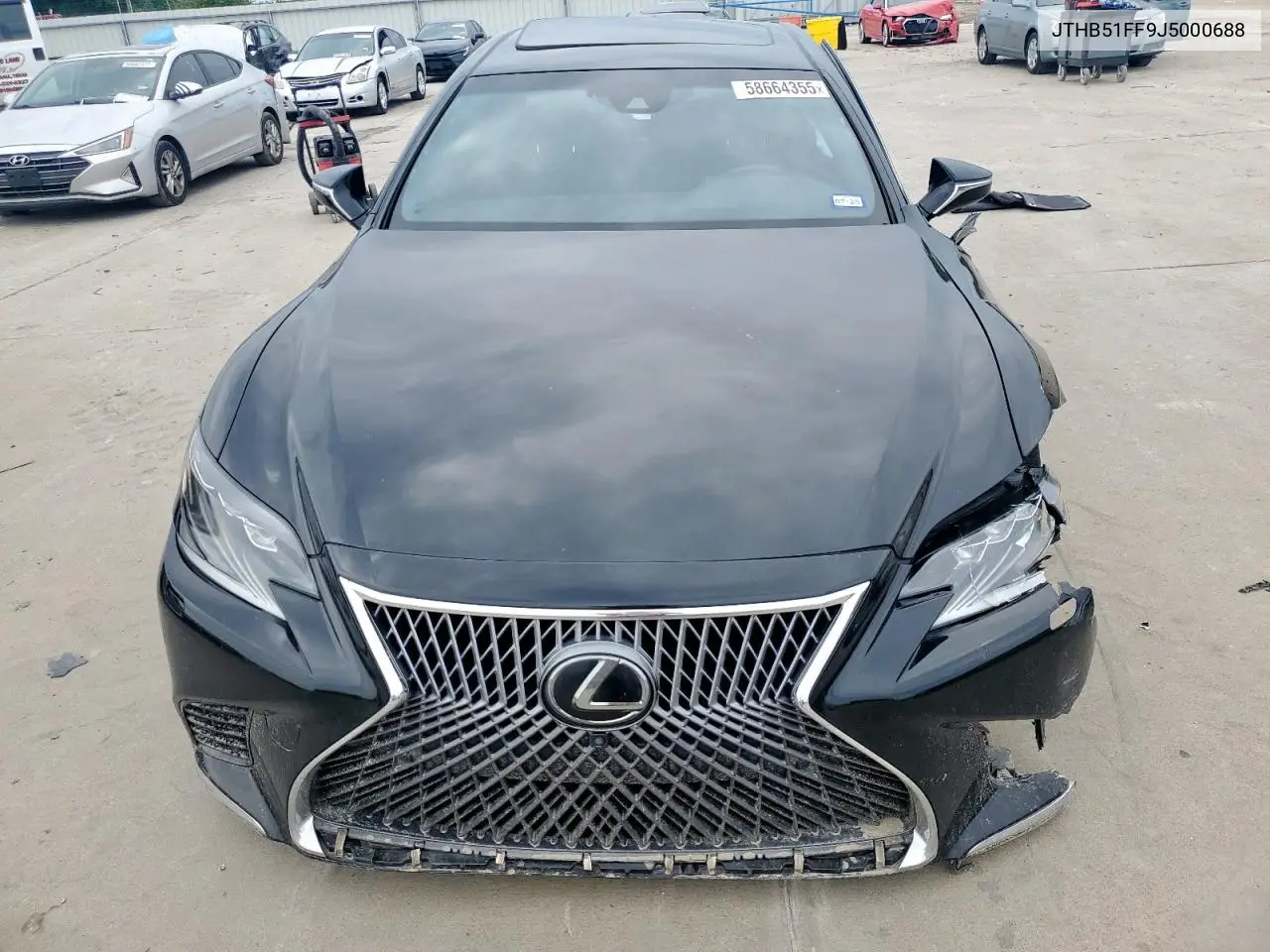 2018 Lexus Ls 500 Base VIN: JTHB51FF9J5000688 Lot: 58664355
