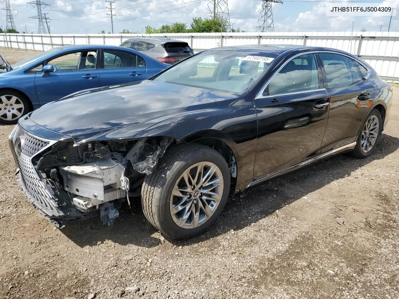 2018 Lexus Ls 500 Base VIN: JTHB51FF6J5004309 Lot: 62560195