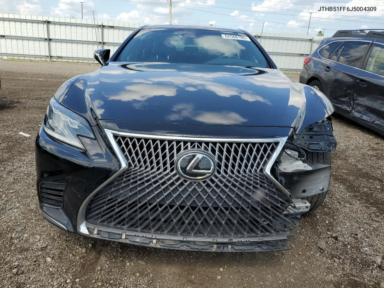 2018 Lexus Ls 500 Base VIN: JTHB51FF6J5004309 Lot: 62560195