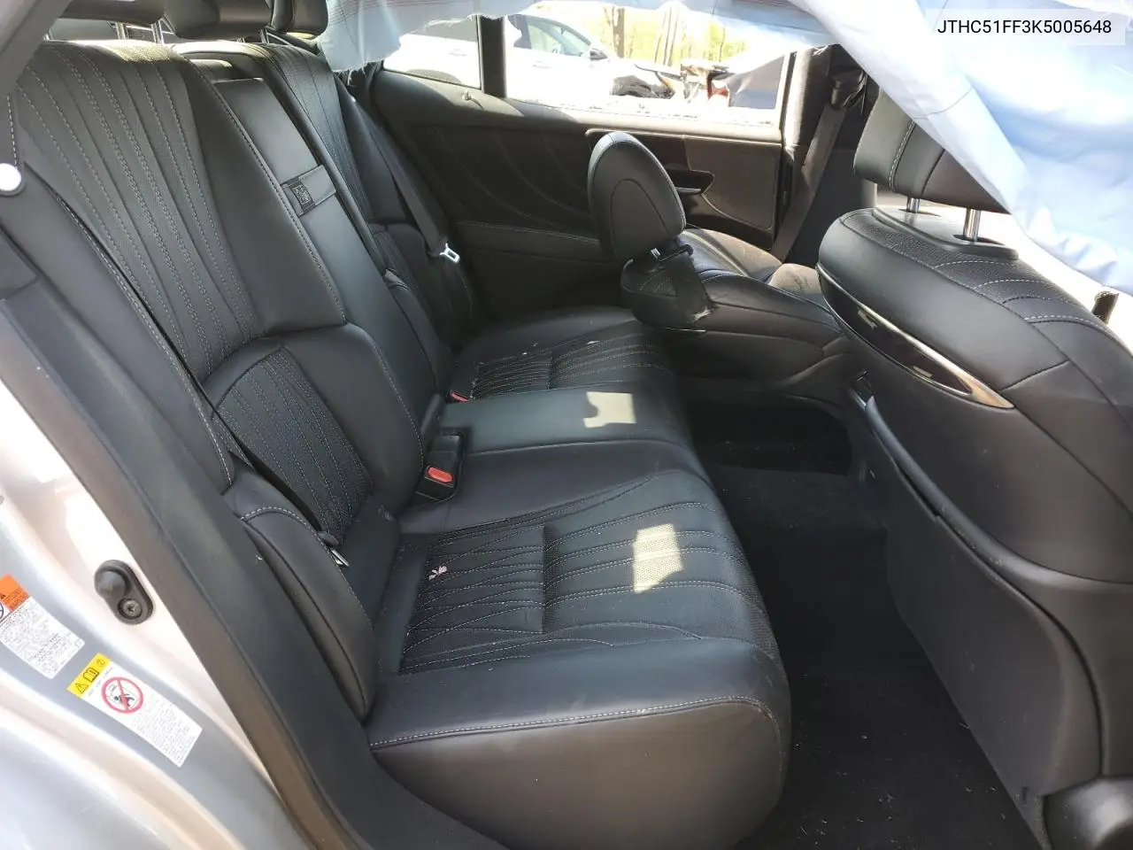 2019 Lexus Ls 500 Base VIN: JTHC51FF3K5005648 Lot: 55071615