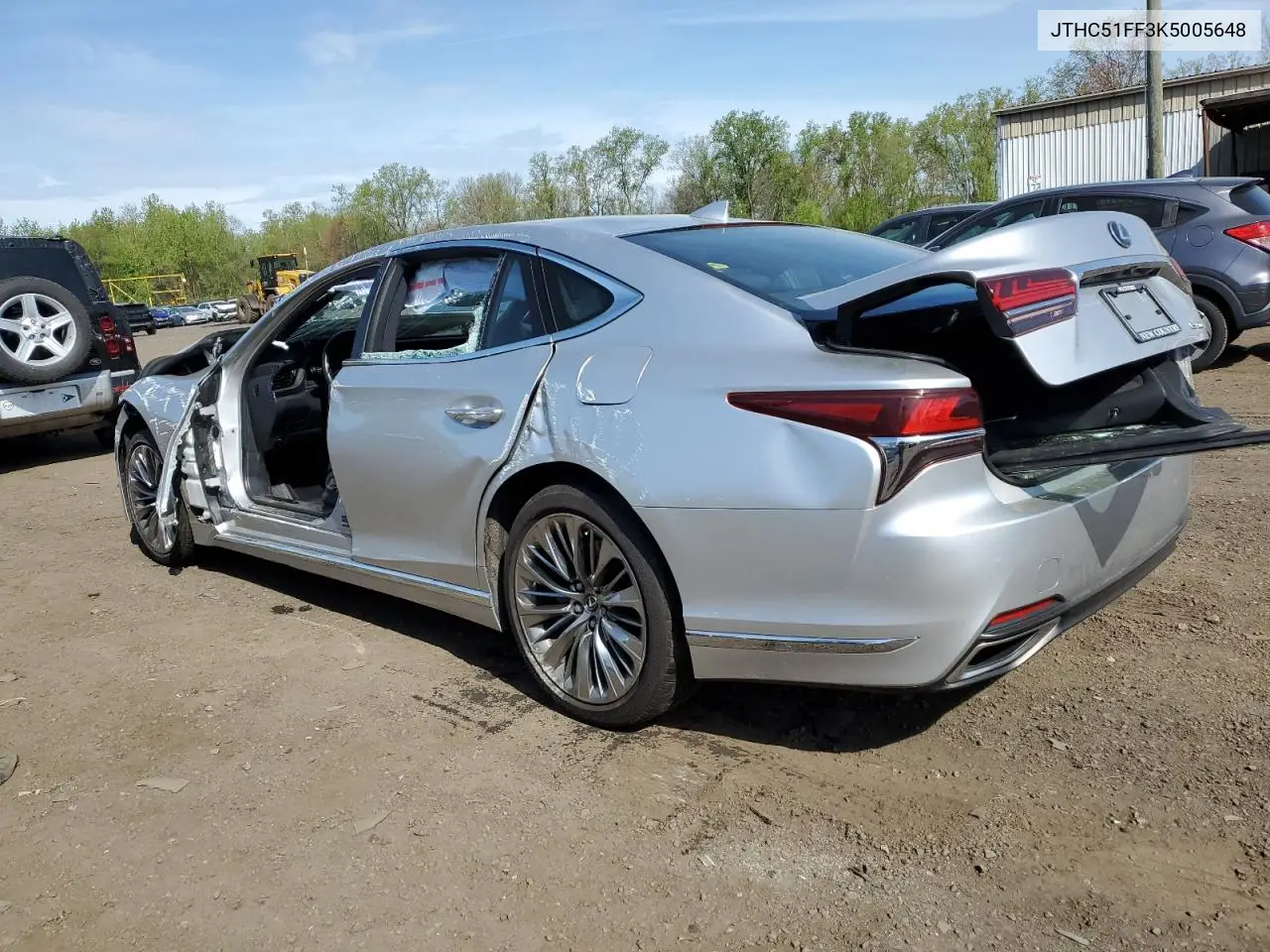 2019 Lexus Ls 500 Base VIN: JTHC51FF3K5005648 Lot: 55071615