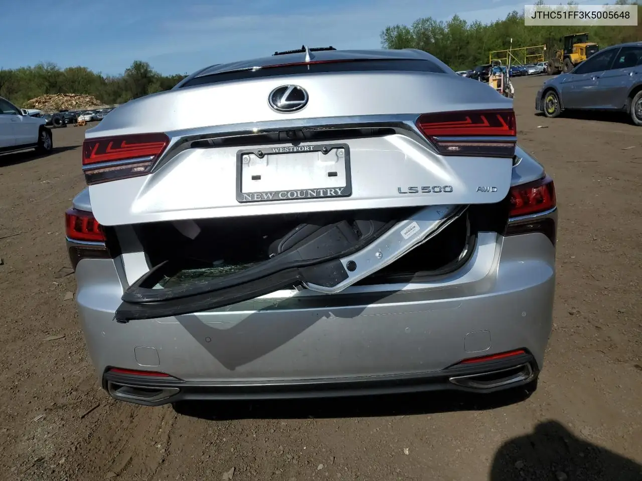 2019 Lexus Ls 500 Base VIN: JTHC51FF3K5005648 Lot: 55071615