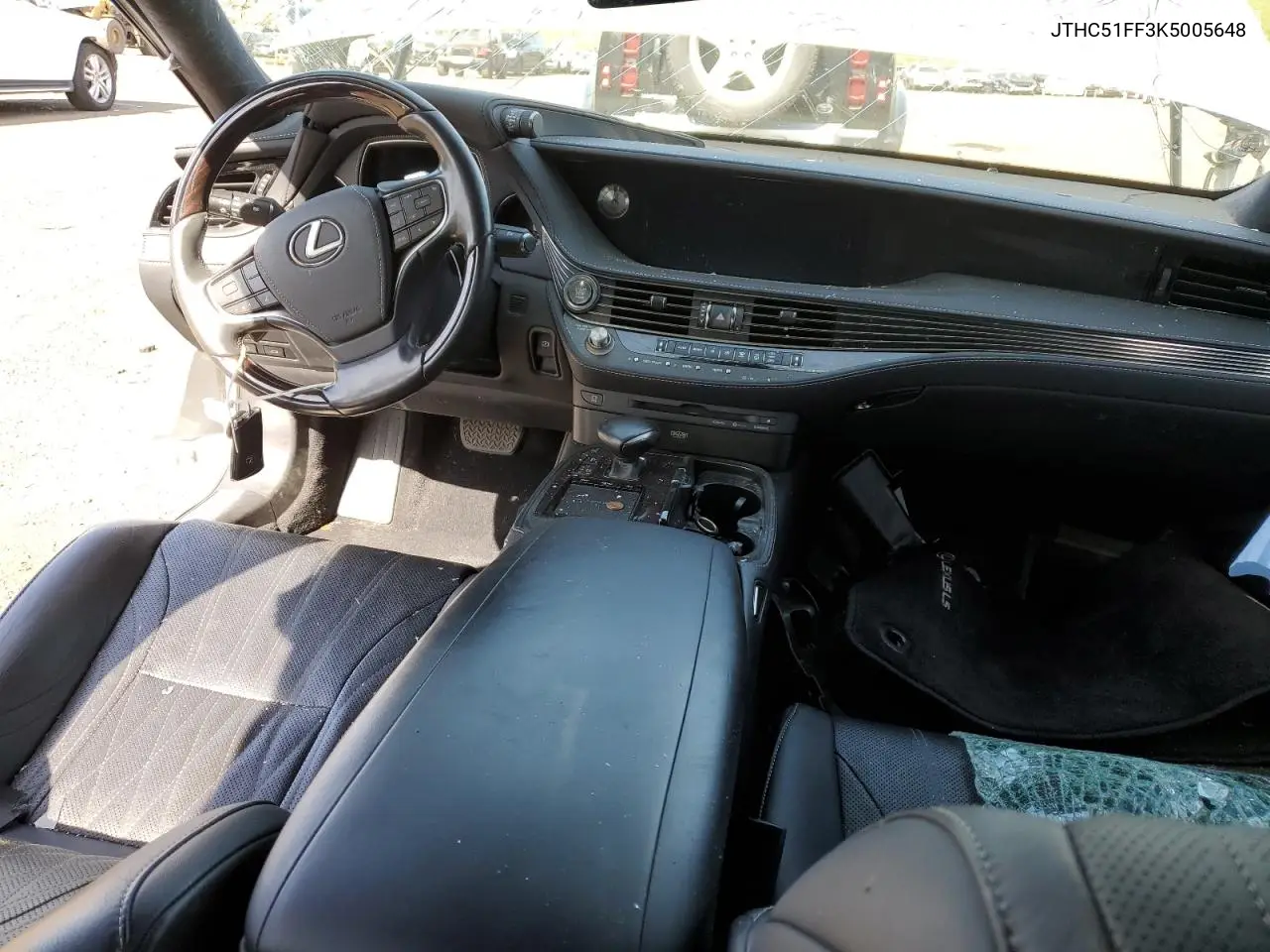 2019 Lexus Ls 500 Base VIN: JTHC51FF3K5005648 Lot: 55071615